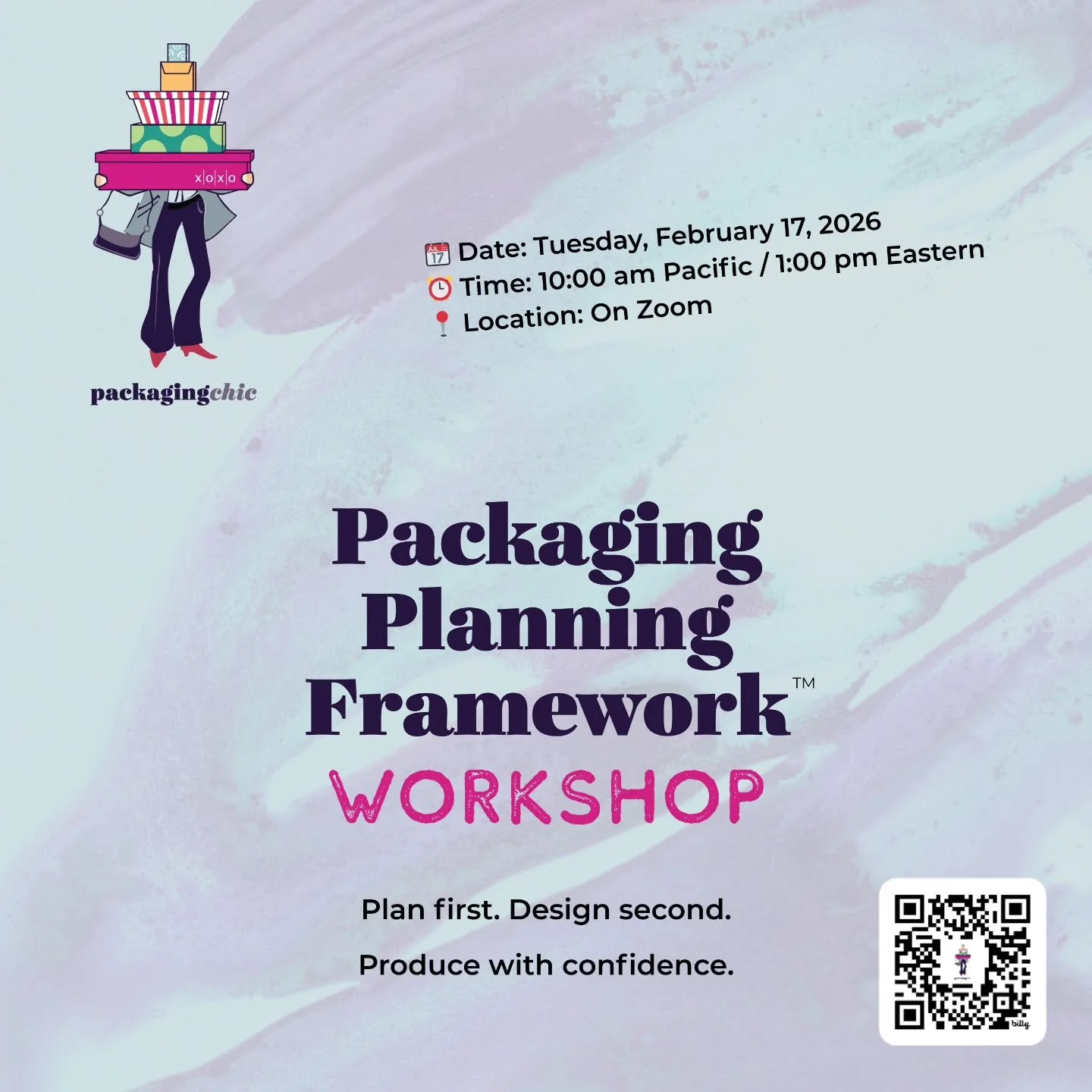 Before you ask for quotes.
Before you approve artwork.
Before you lock in materials.

Join this session.
Packaging Planning Framework&trade;
February 17 | 10am Pacific | Free &amp; Live