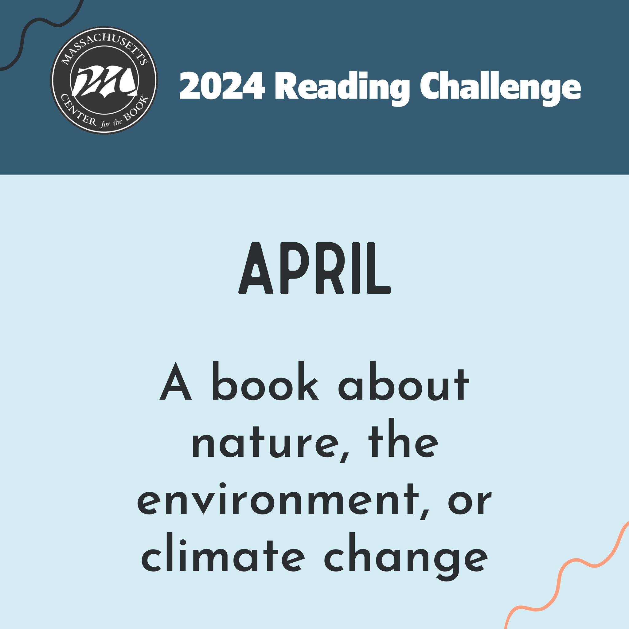 Reminder to join the #MassBookReadingChallenge! April's challenge: A book about nature, the environment, or climate change
Need ideas for what to read? Check out our NPL Earth Day book display at the library.

 #earthday #bookstagram #bookclub #Cente