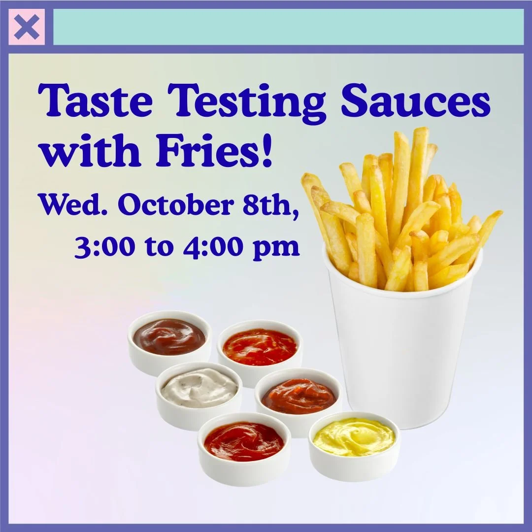 For our next teen taste testing we will be trying a bunch of different sauce flavors with french fries to find the best one!! 🍟 If you have an allergy please be sure to let the teen librarian know at bvitagliano@norwell.ocln.org 

Register for this 
