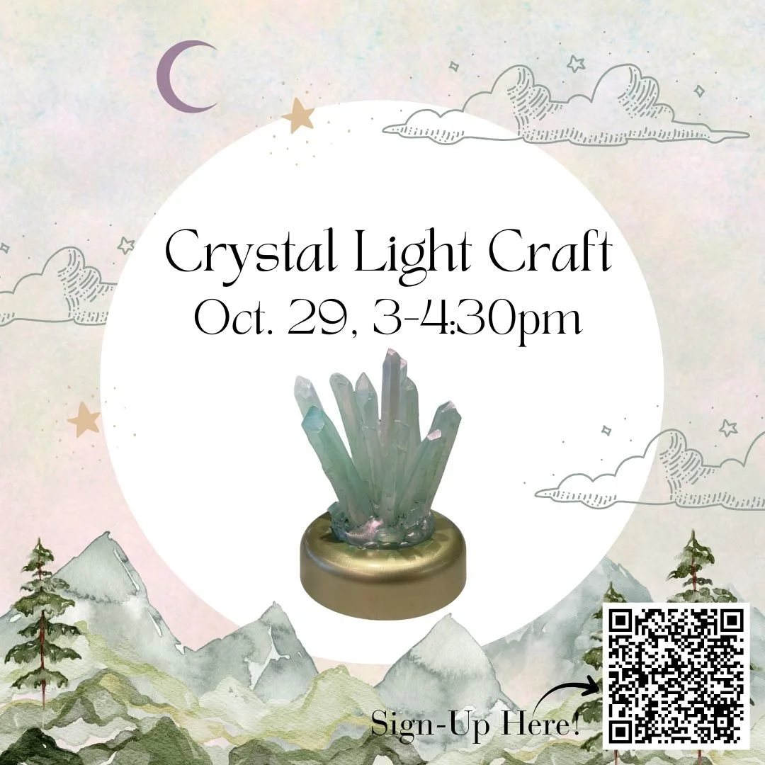 Come make your own crystal formation out of hot glue sticks, paint and a light! 
This program is for grades 6 through 12. Register by visiting our website or by calling us at 781-659-2015.
