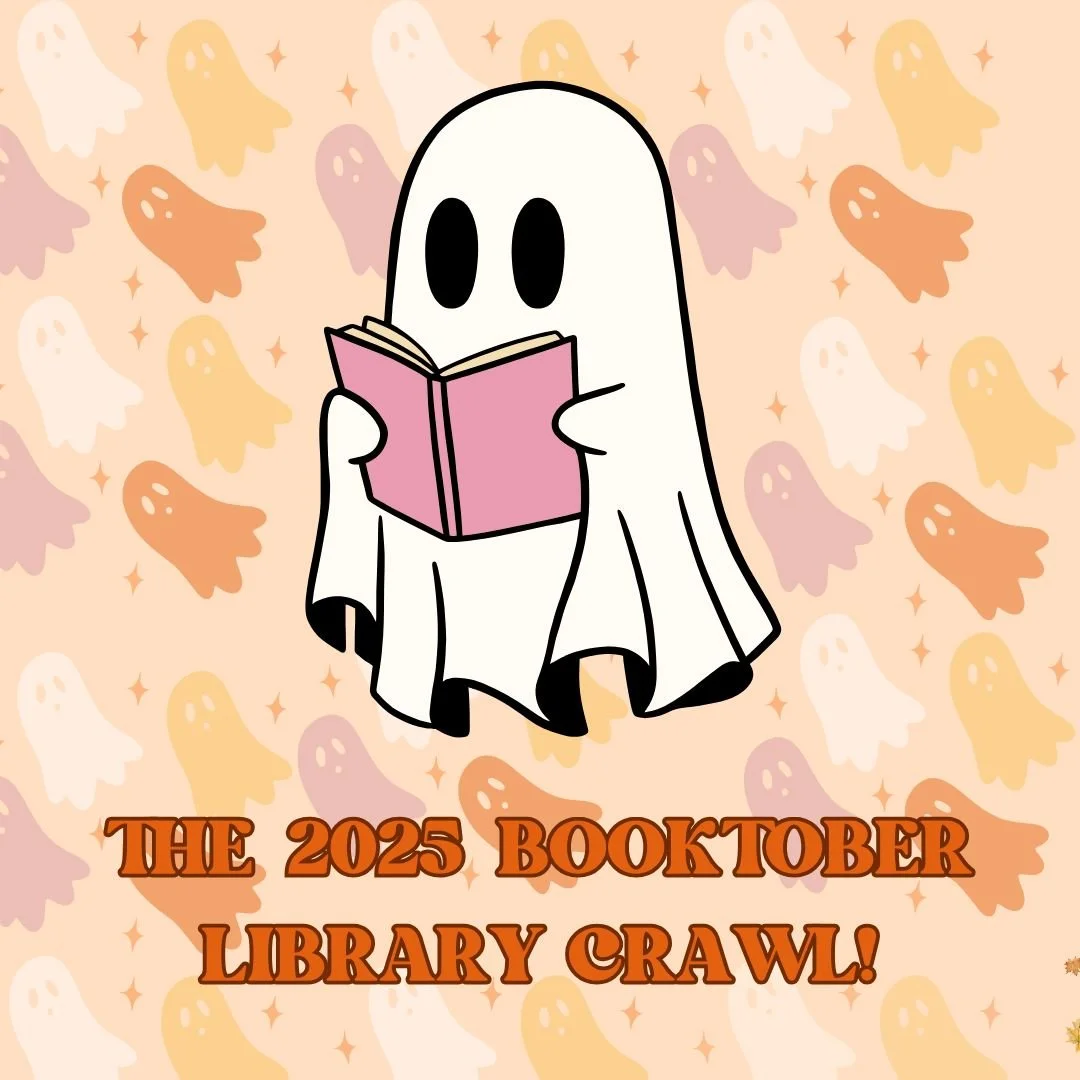 The 2025 Booktober Library Crawl ends this Friday! 🍂 Have you been visiting libraries and collecting your library crawl passport stamps? Pick up a passport at the NPL front desk to participate! 

Participants who visit 5 libraries and collect a mini