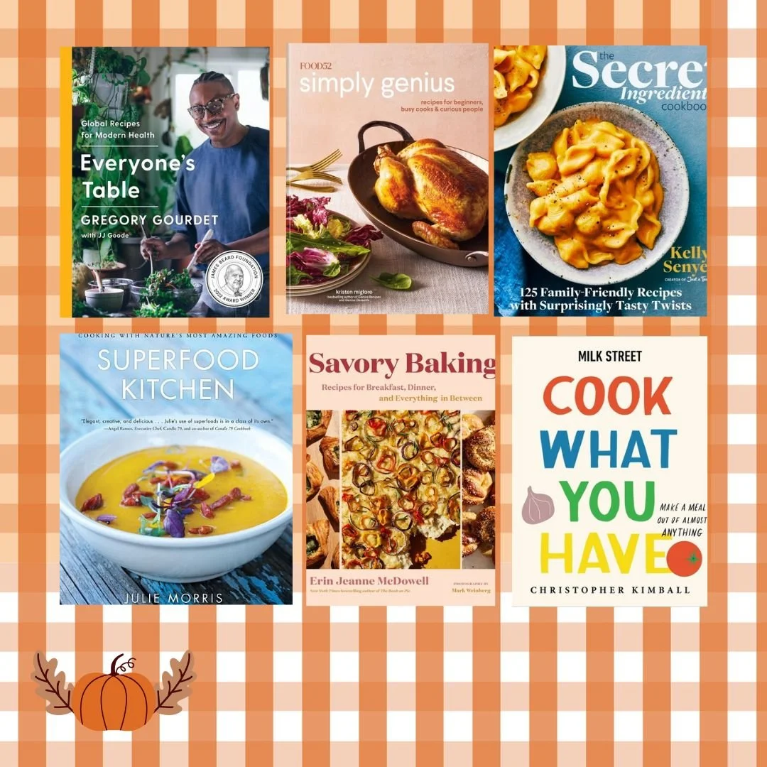 Need recipes or ideas for what to cook?
Stop by the library to see a display of cookbooks available at NPL.

-