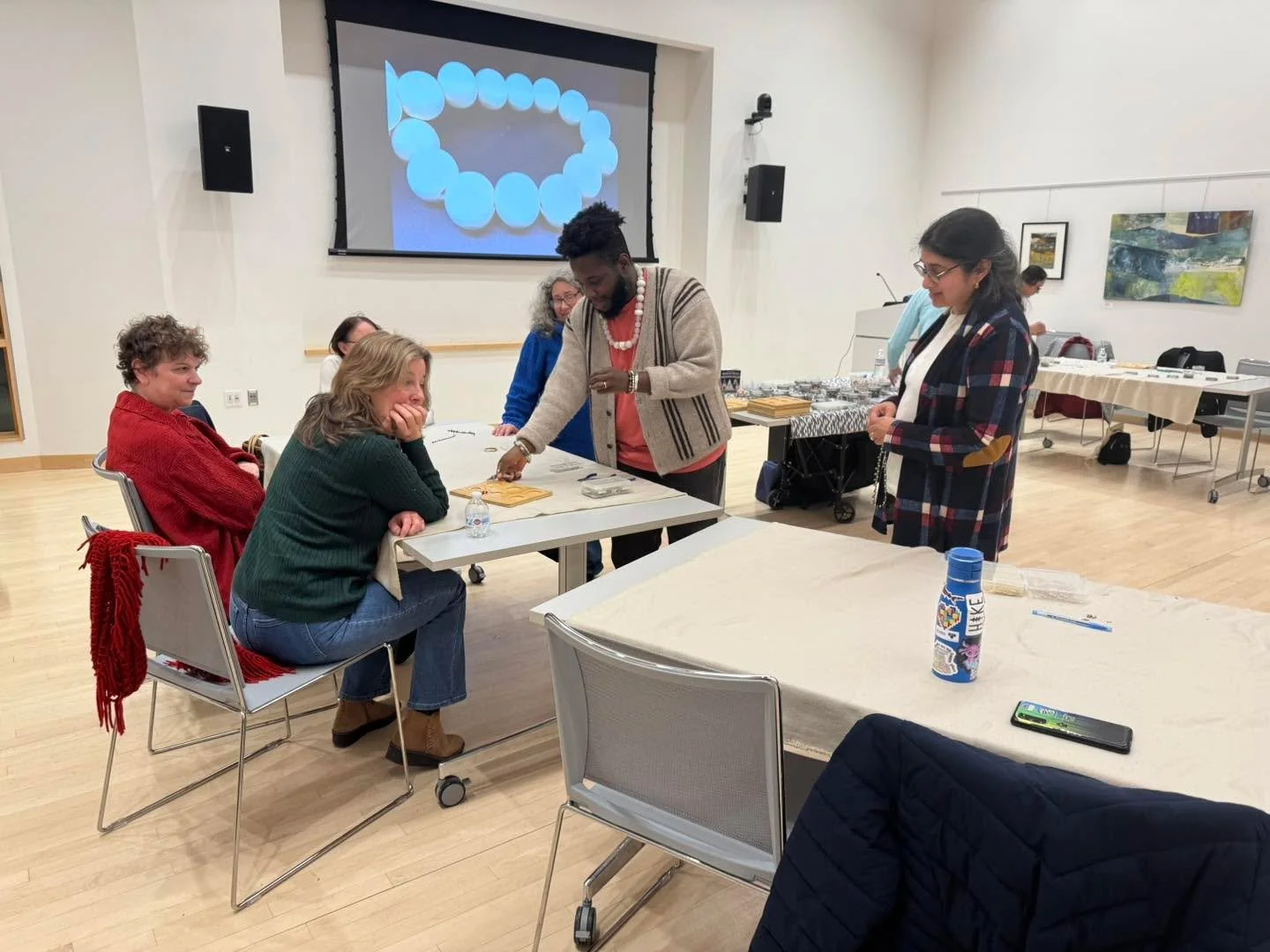 Last night we hosted ZMakesBeads - so much creativity! ZMakesBeads LLC thank you to Friends of Norwell Public Library for sponsoring this amazing event!