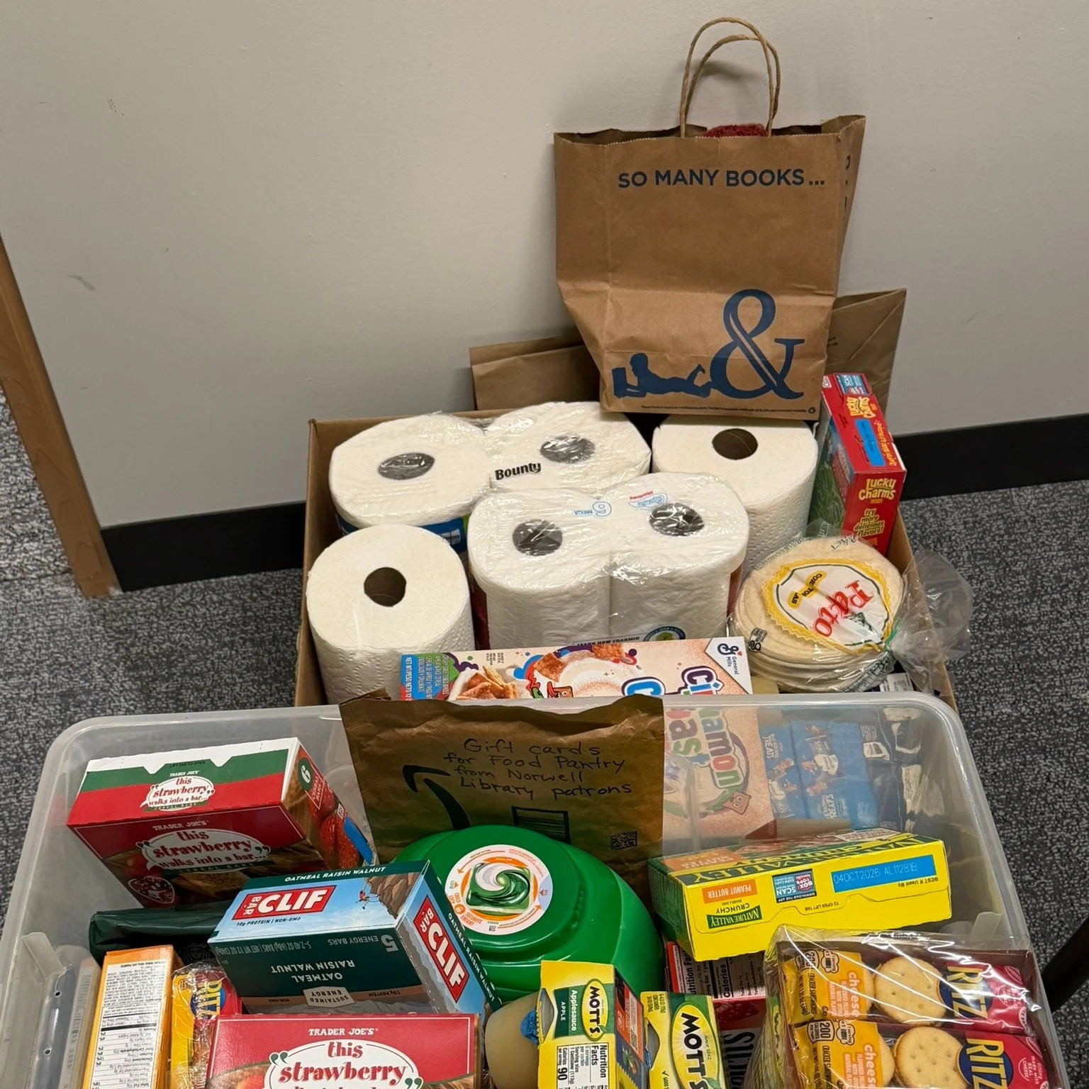 Our first delivery to the food pantry was today since launching Helping Hands just after Thanksgiving! Thank you to everyone who has donated food and gift cards so far. We're continuing this initiative til at least the beginning of February, so pleas