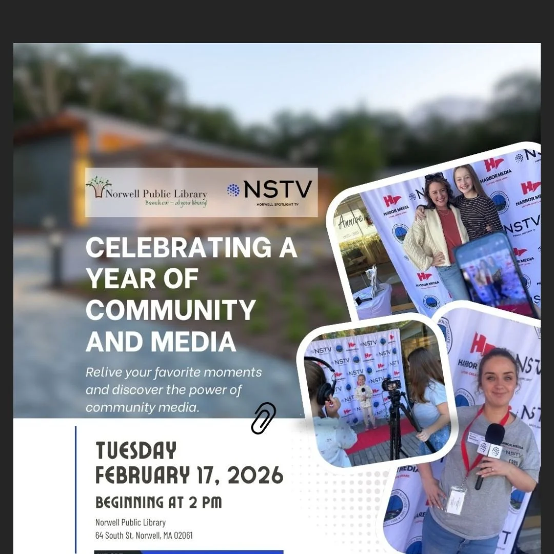 Celebrating a Year of Community and Media
Tuesday, February 17th, 2:00&mdash;3:30 PM

Join us as we look back on some of Norwell Public Library&rsquo;s most popular events of 2025, captured by Norwell Spotlight TV (NSTV).

Enjoy short highlights from