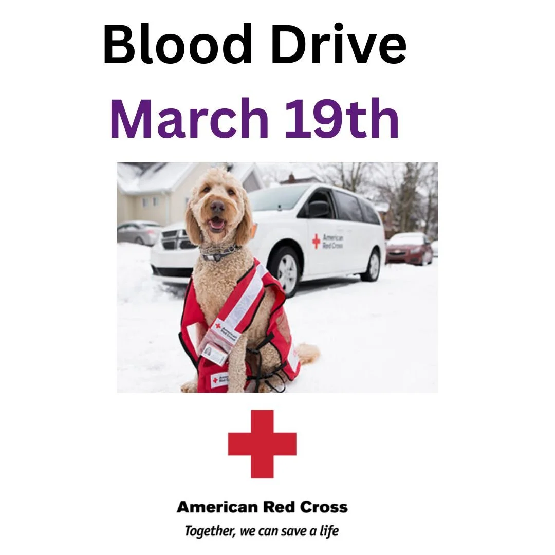 Help save a life.
Schedule your blood donation appointment today. 

Blood Drive is Today!! Thursday, March 19th, 10:00 AM&mdash;3:00 PM (Norwell Library)
Call  1 (800) 733-2767 (we still have spots!)