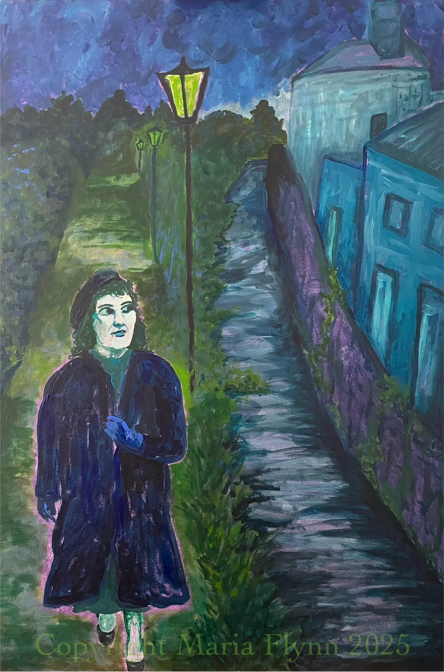 An Siúlóid. 24x36” stretched canvas.
