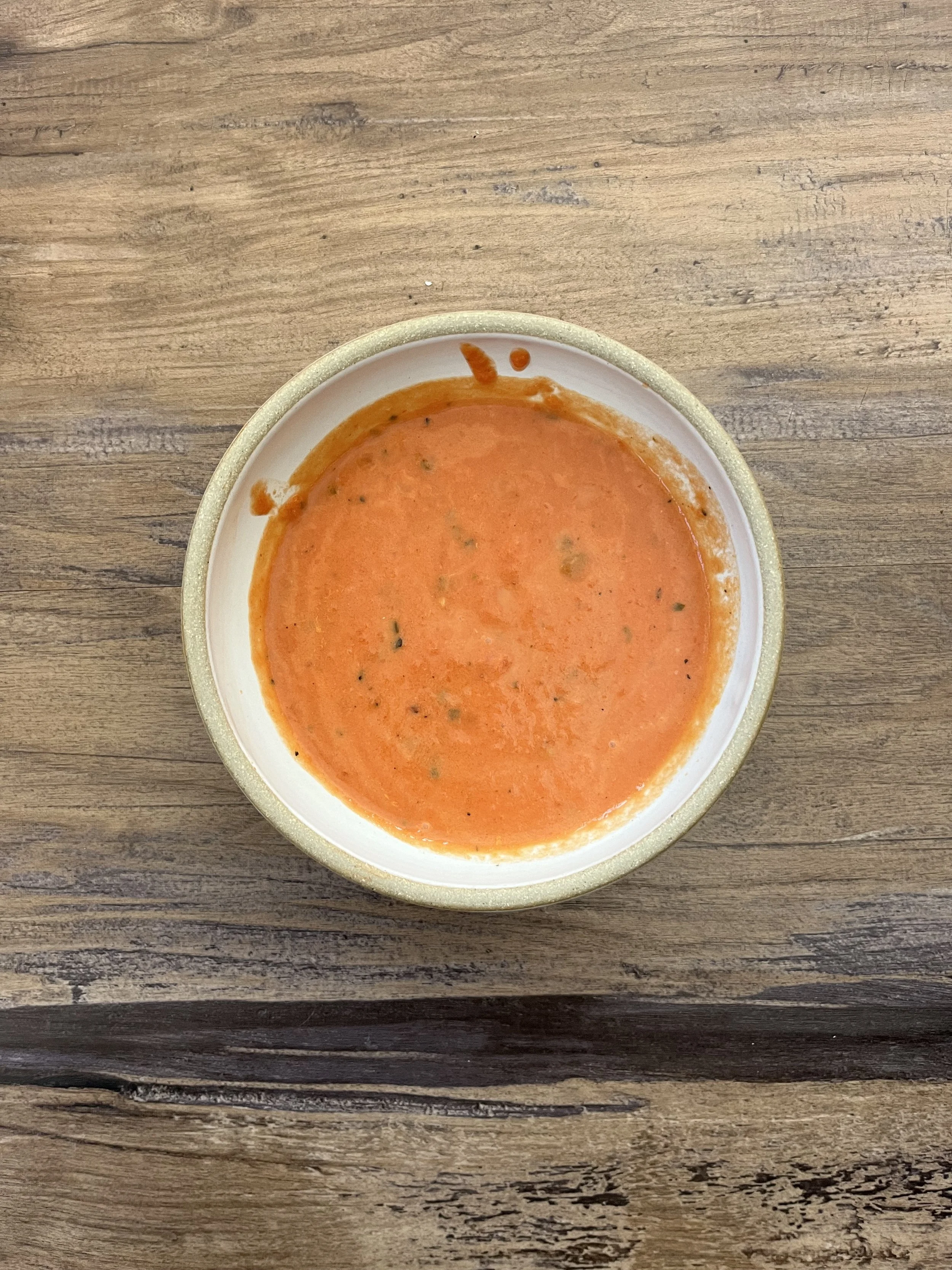 Creamy Red Pepper & Tomato Soup