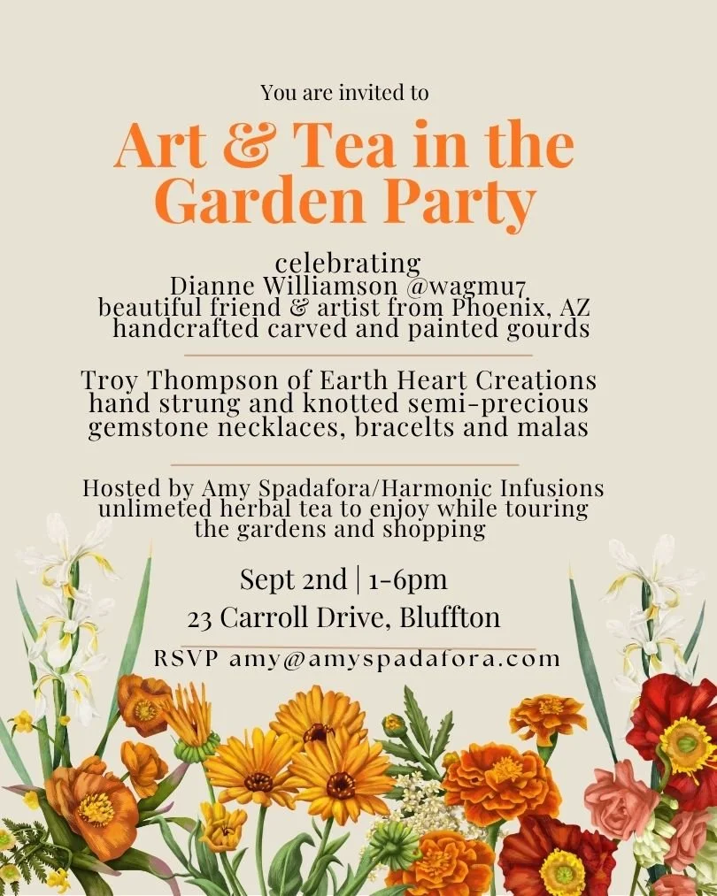 Art &amp; Tea in the Garden Party