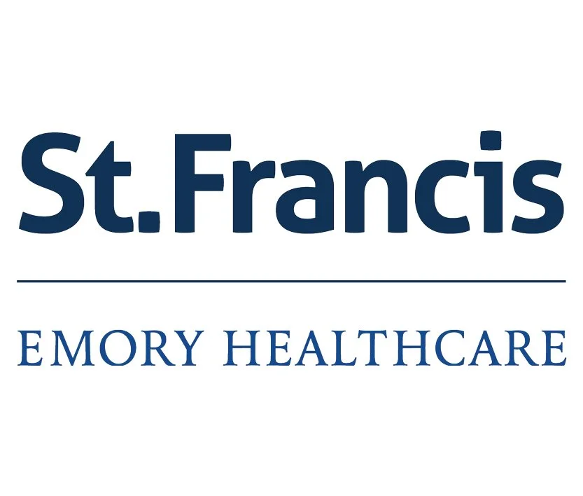 Logo of St. Francis Emory Healthcare with the text 'St. Francis' in large font and 'Emory Healthcare' below it.