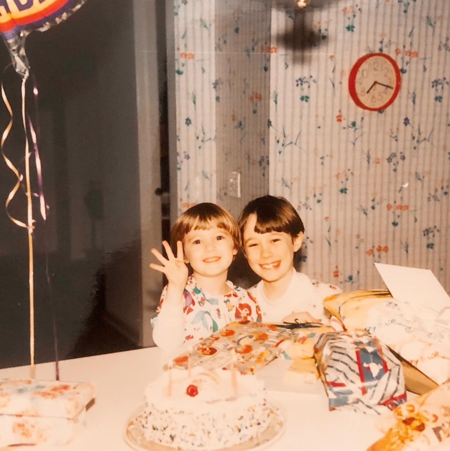 happy birthday to you, @maretseitz. 

it&rsquo;s been 30 years since this birthday in chicago - and one million sister memories from around the world, literally.

i&rsquo;m here &lsquo;four&rsquo; all the russell brand lookalikes in northern ireland,