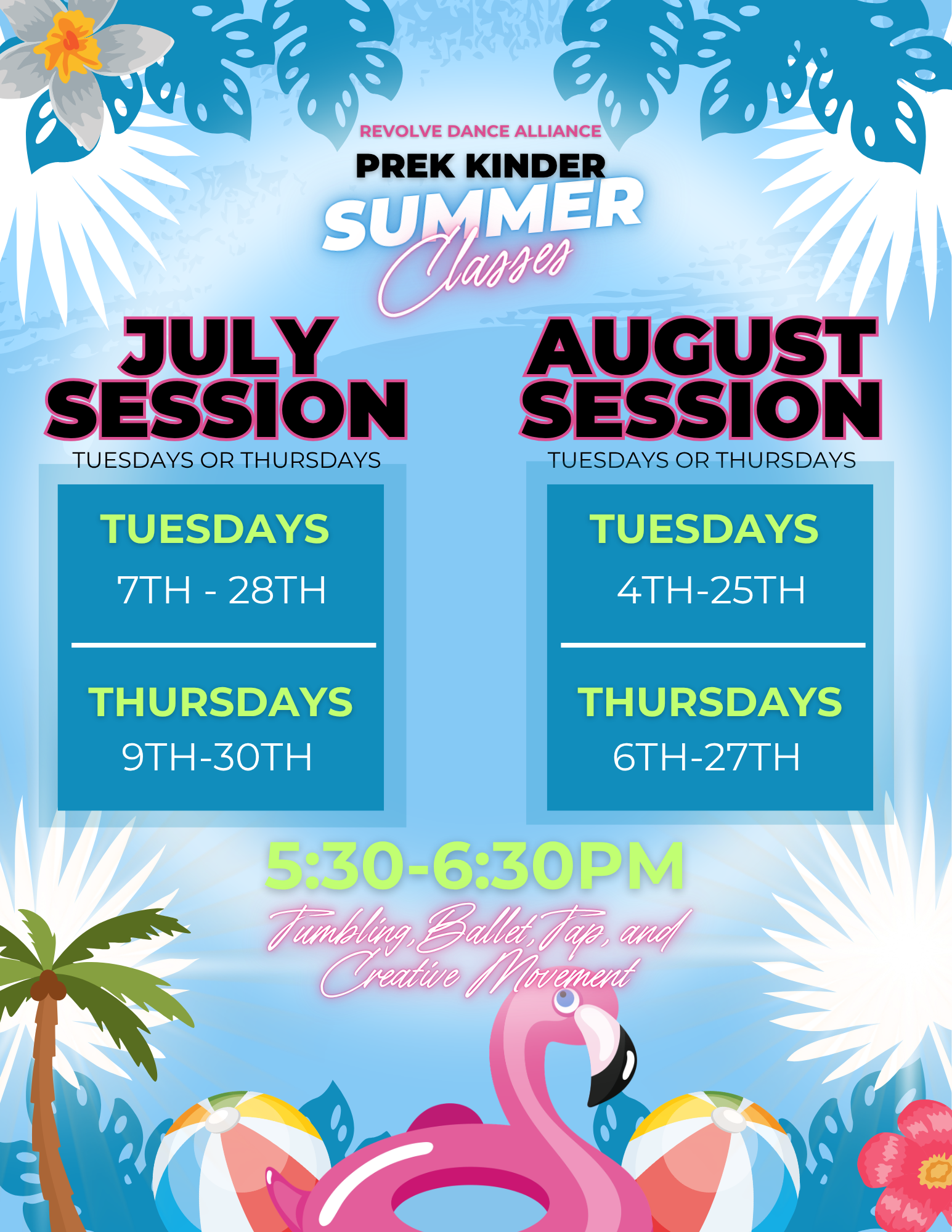 Prek Kinder Summer Dance