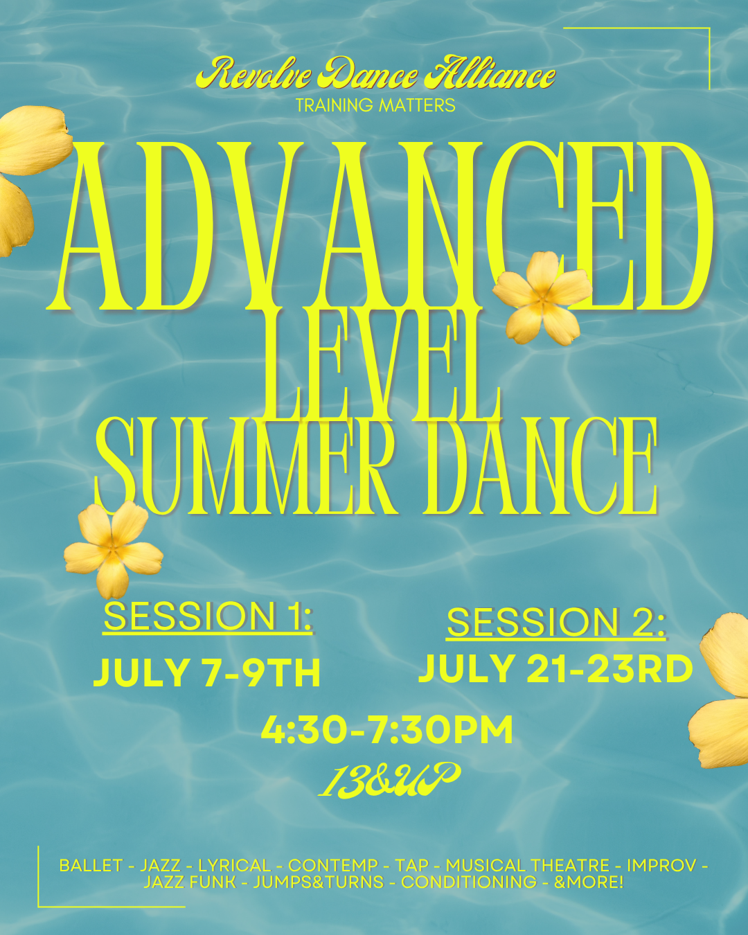 Advanced Summer Intensive