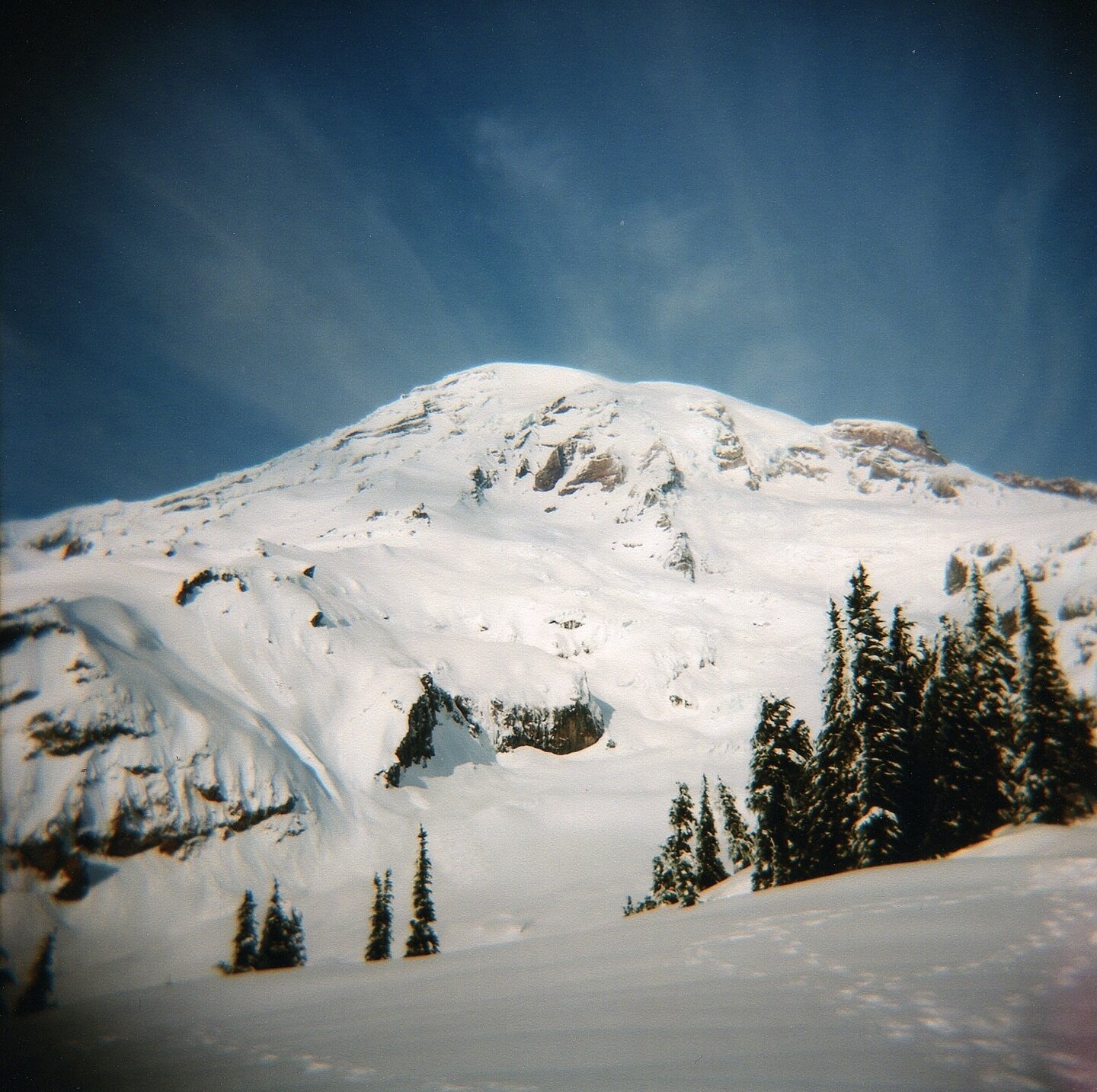 Is there anything better than Tahoma with a fresh coat of snow (on film)? 😍