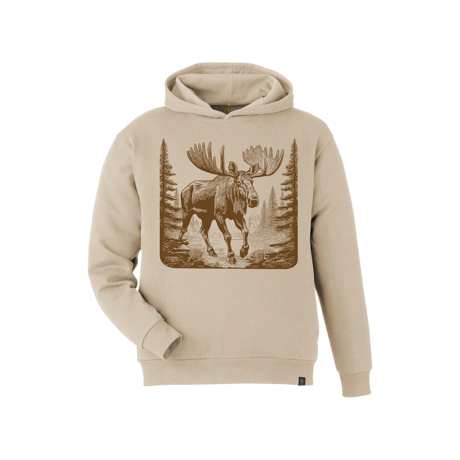 Moose Hooded Sweatshirt