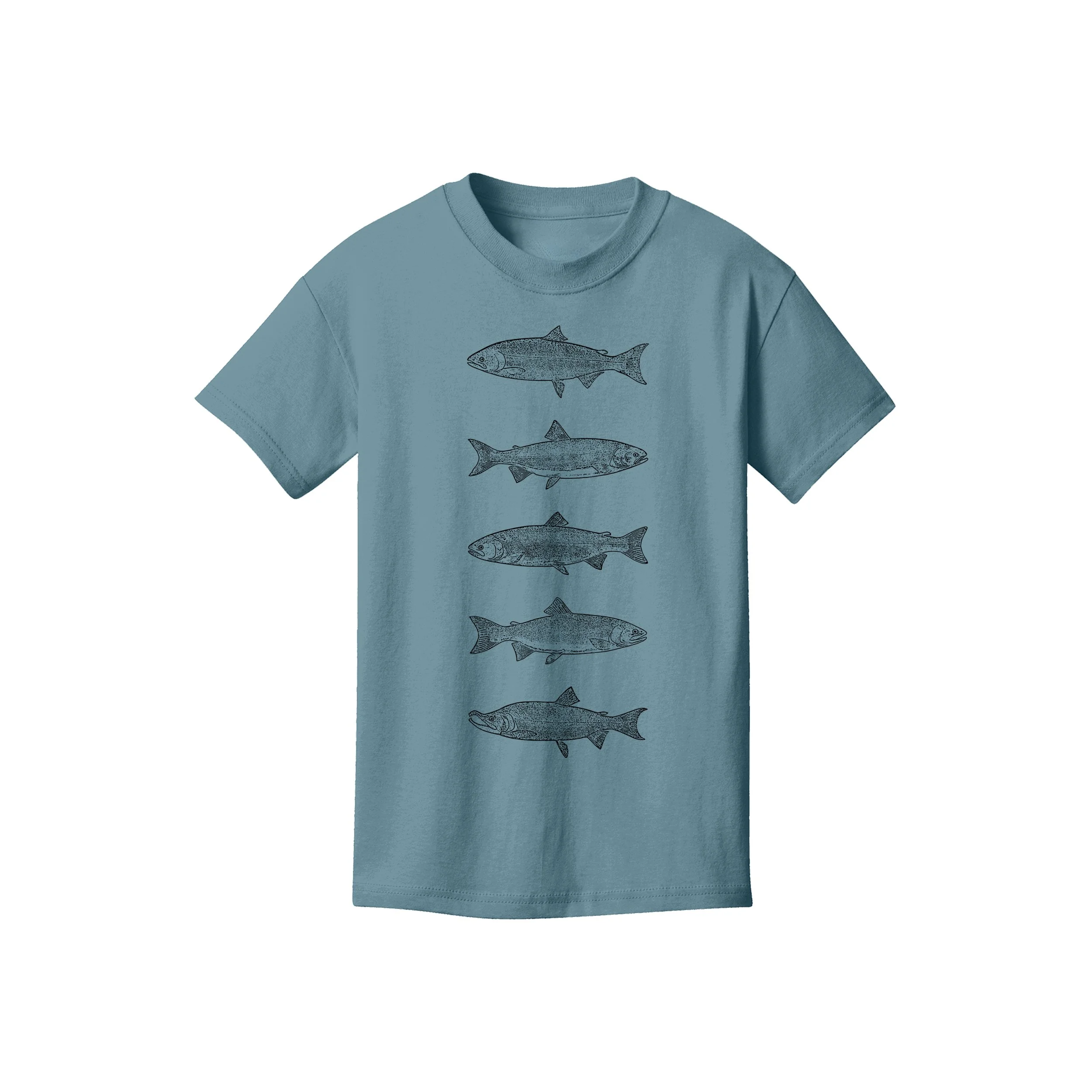 Salmon Species Kids Unisex Tee