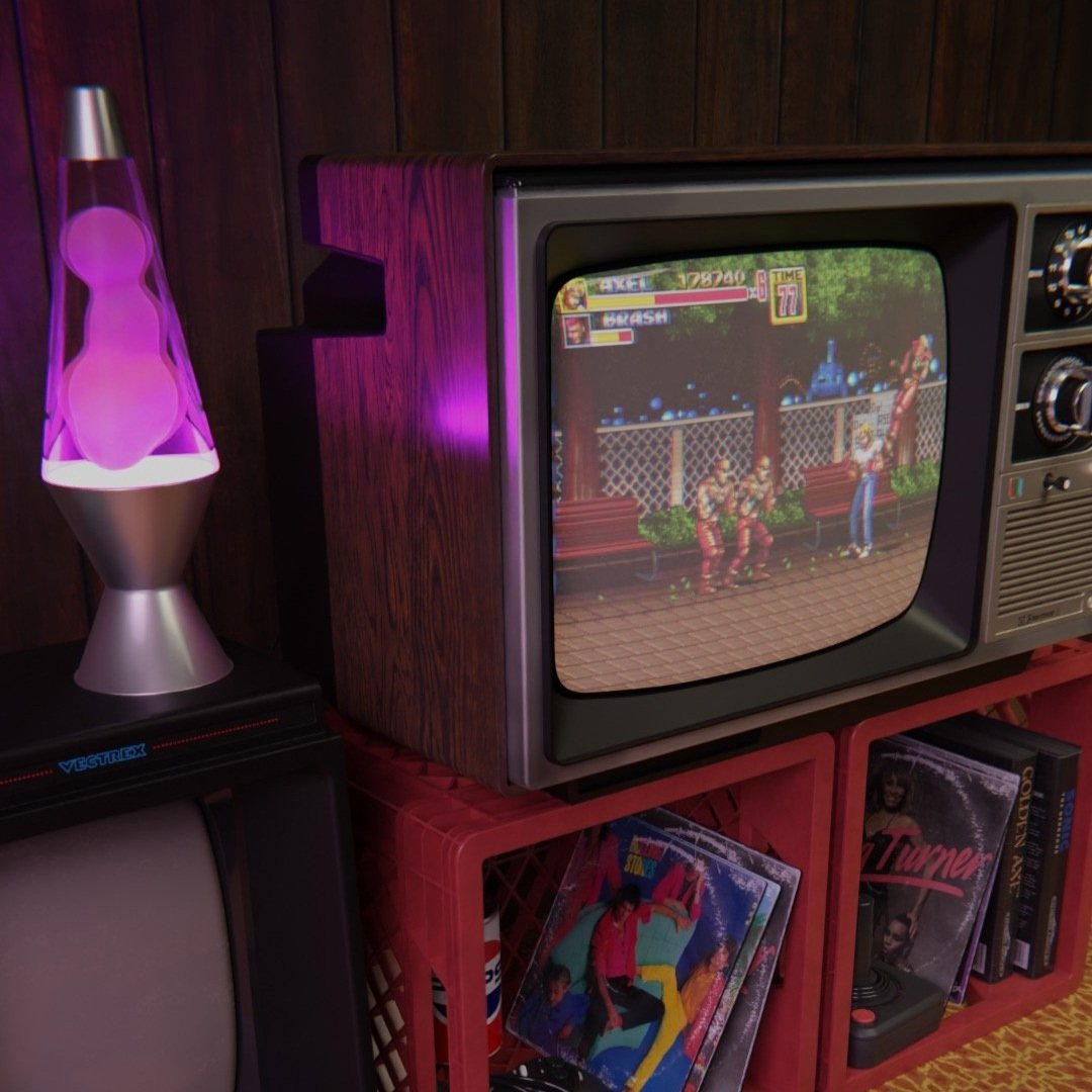 Retro Bedroom