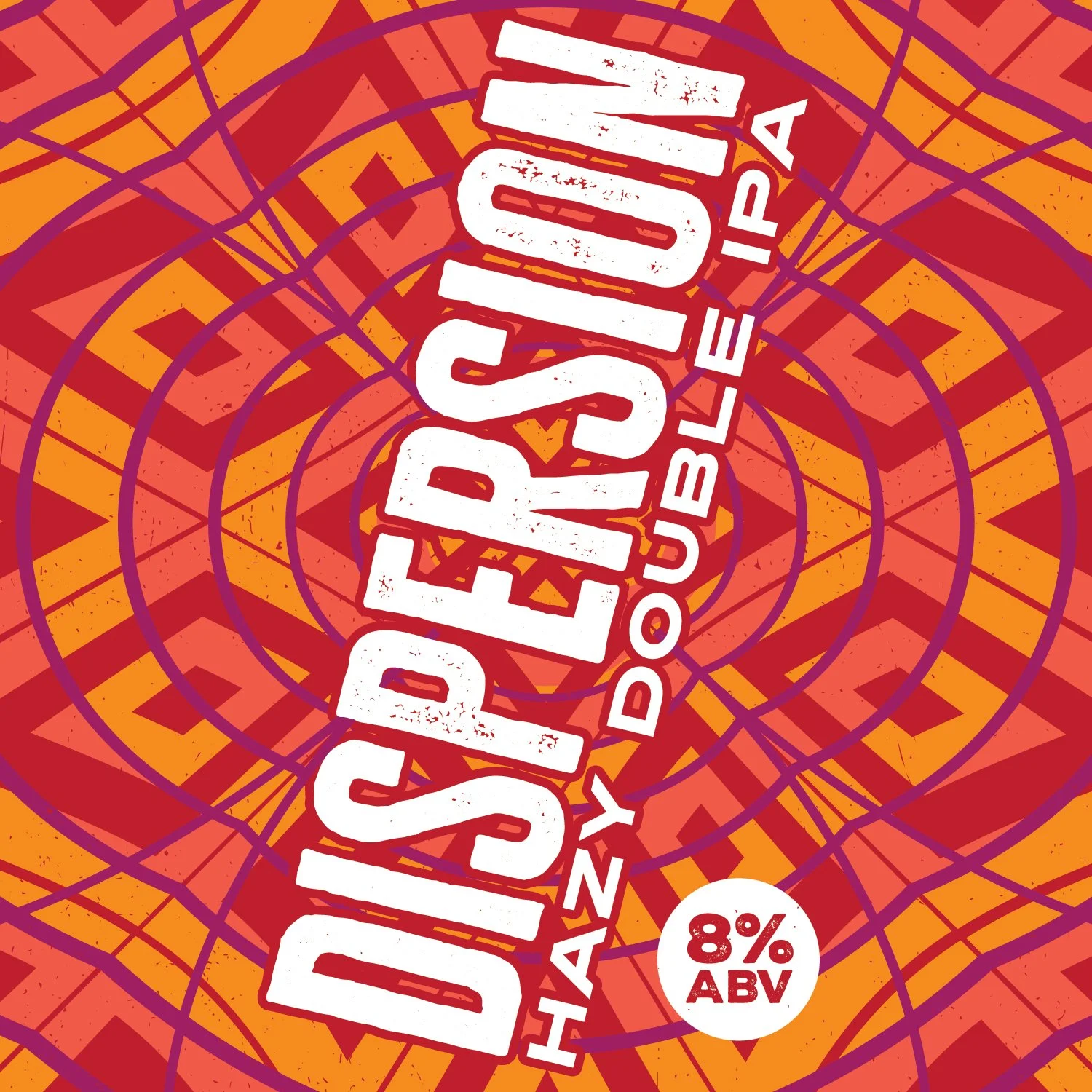 Dispersion takes hop intensity and splits it wide open. This Hazy Double IPA pours a luminous, opaque gold and radiates aromas of juicy watermelon, ripe berries, and sweet tropical fruit. Experience a kaleidoscope of hoppy goodness spread across a pl