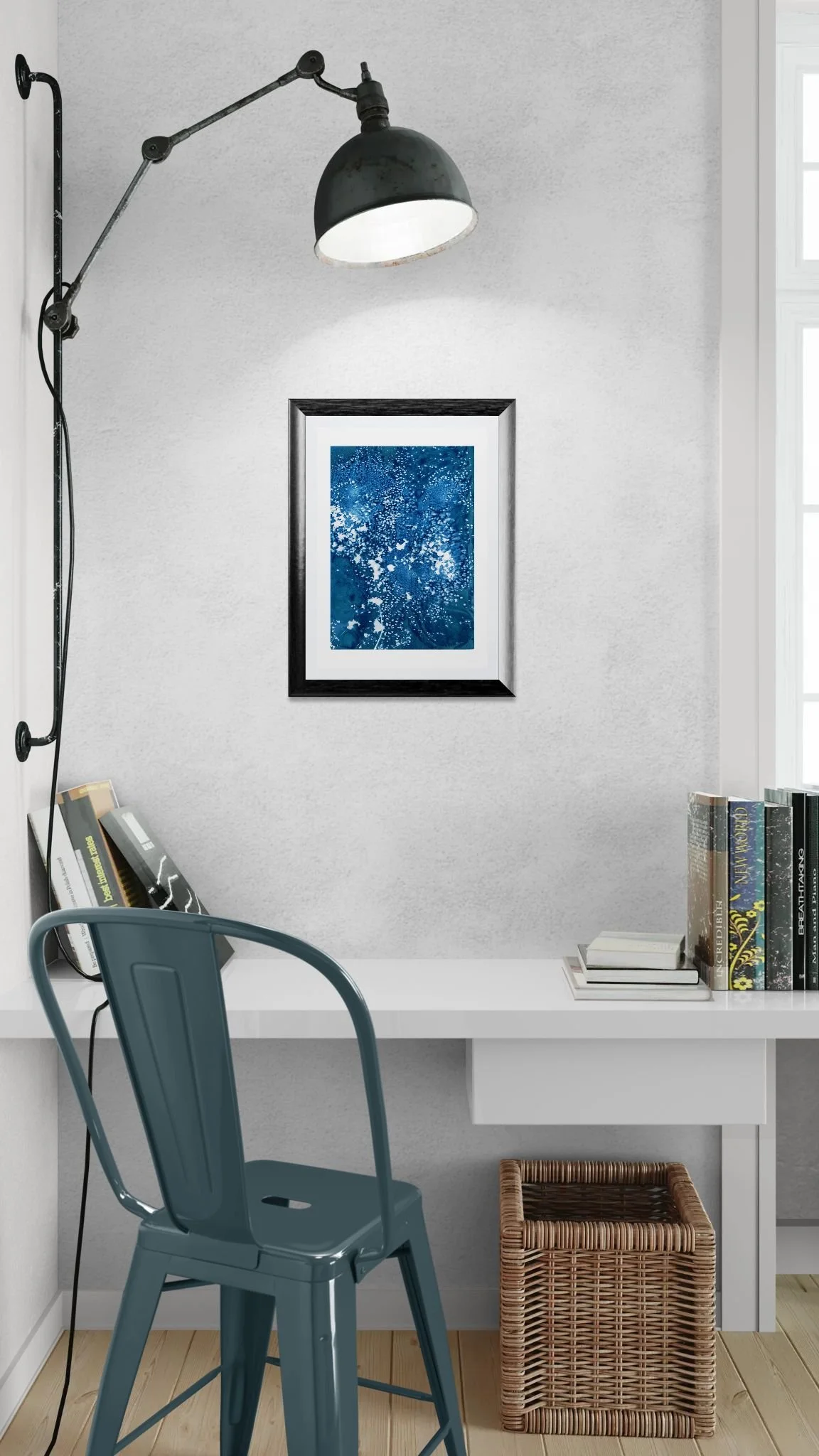 Study desk with a metal chair (1).jpeg