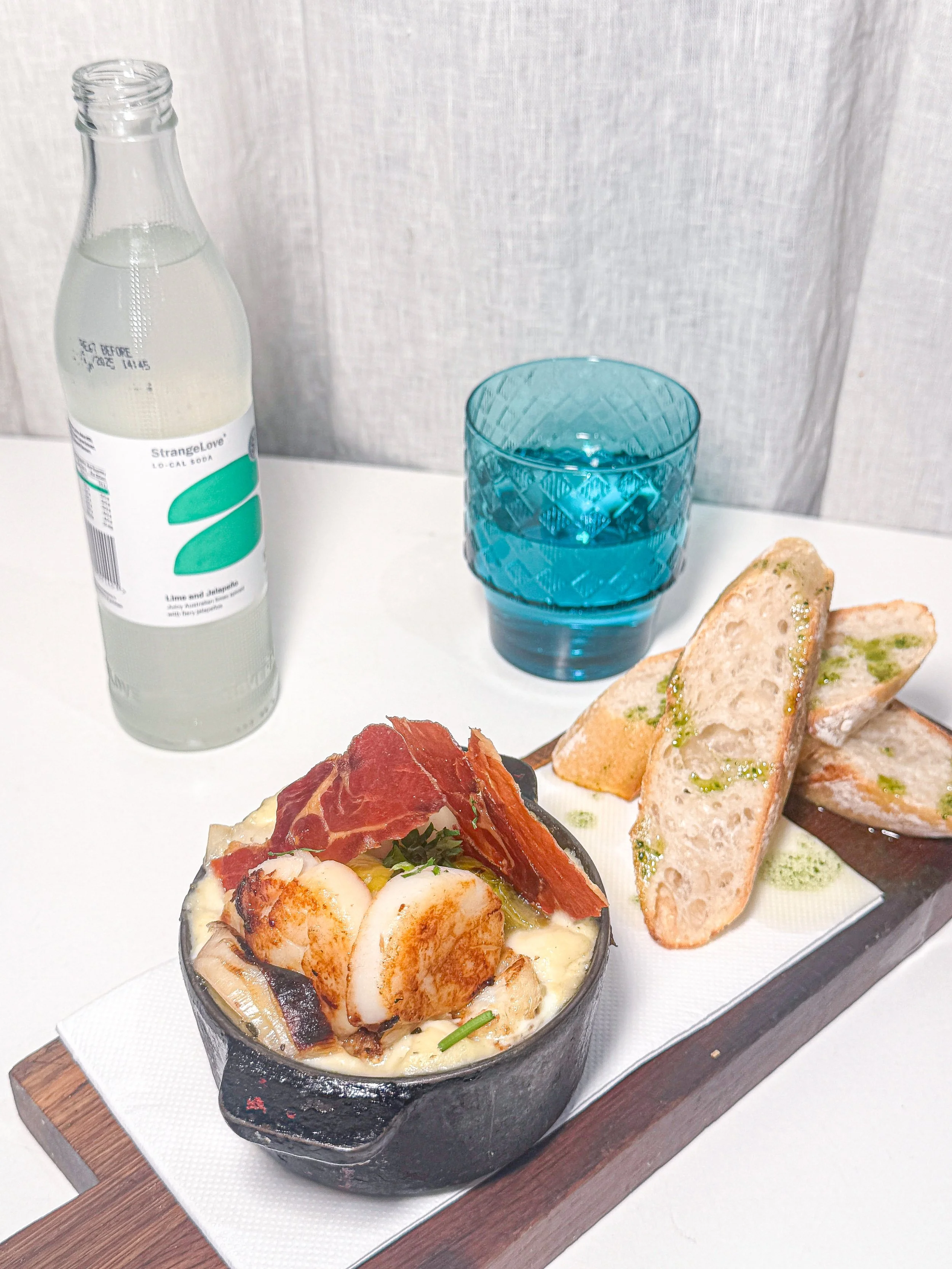 Baked Eggs Scallop