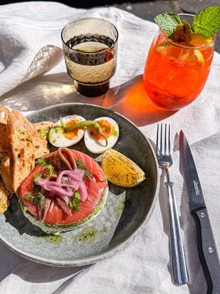 Beetroot Cured Salmon (A)