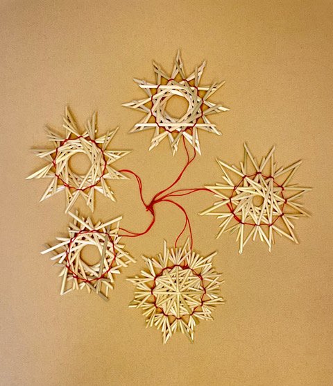 Straw Star Ornament Workshop
