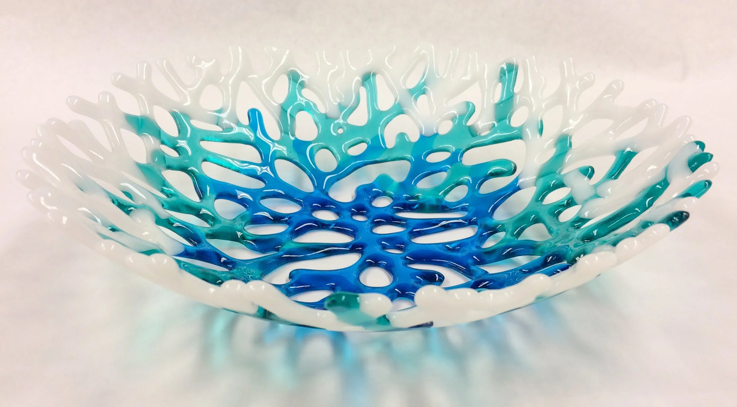 Fused Coral Sea Bowl