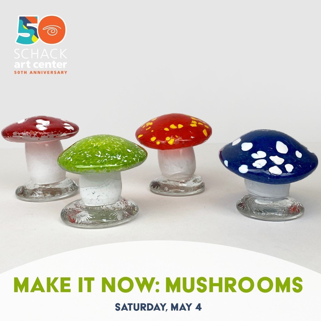 We have a new Make It Now Available!

Make It Now: Mushroom
$90.00
Date: Saturday May 4
Ages: 8+

Get a taste of glassblowing while working with our skilled team of glassblowers to create your own mushroom in 20 minutes or less!

All supplies provide