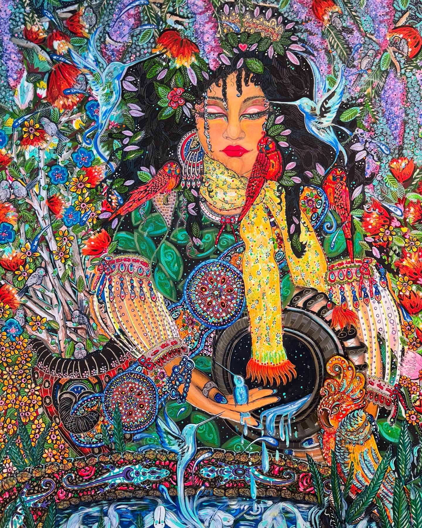 Today is the day! 

Art of the Garden and Cambium Layers II is officially open and the galleries are PACKED! Say hello to summer with this stunning exhibition with work inspired by all things nature.

Never Ending Beauty by Delilah Velasquez

#schack