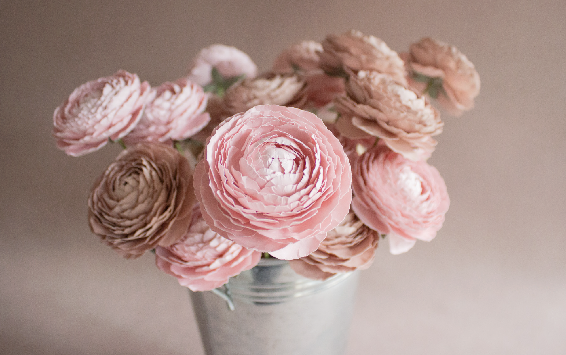 Paper Flowers: Ranunculus Blooms