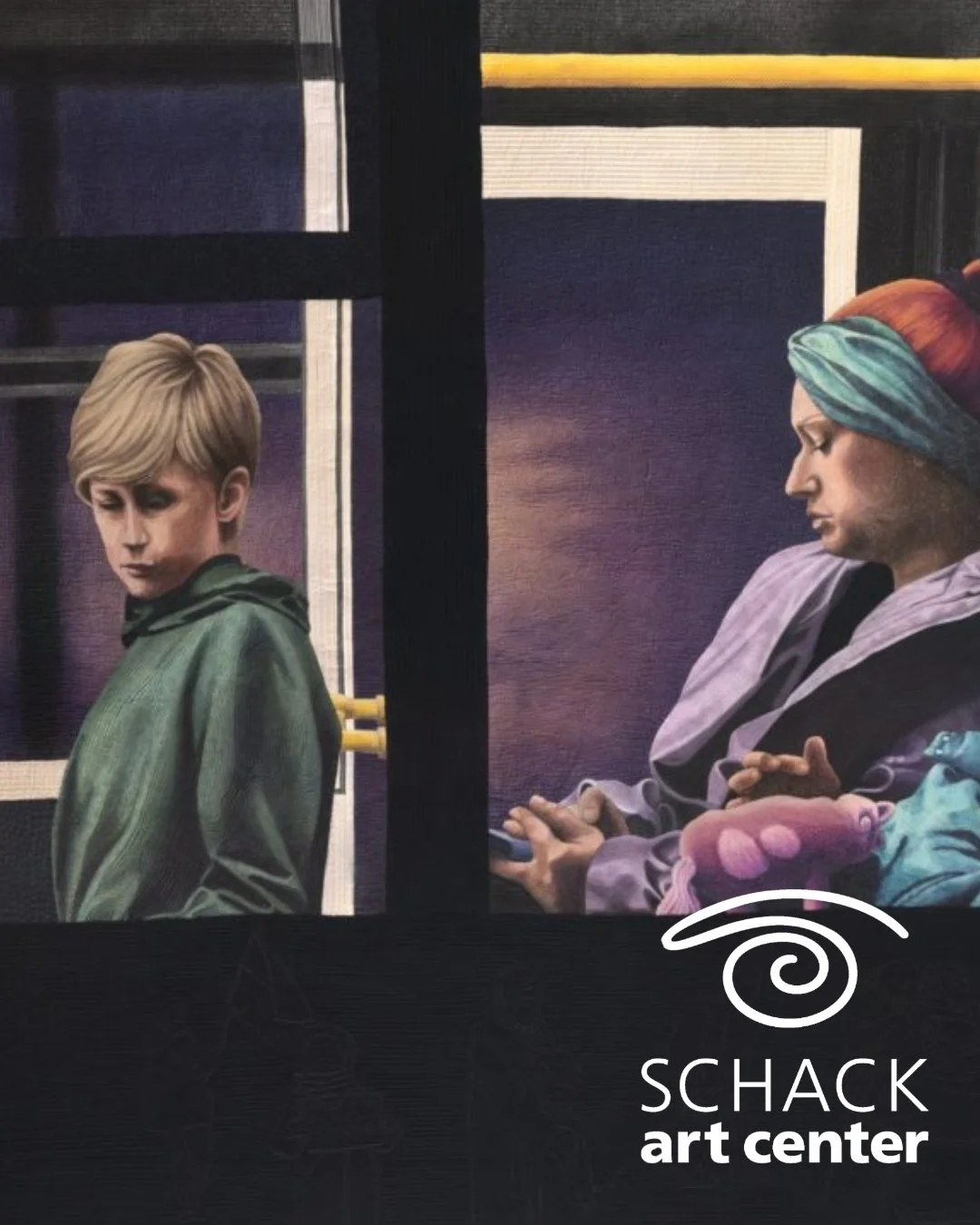 Next up at Schack Art Center!

Excellence in Fibers X
A 10th Anniversary Exhibition from Fiber Art Now
January 15, 2026 - February 14, 2026
Opening Reception | January 15 | 5-8pm

This Excellence In Fibers is a 10th anniversary exhibition, bringing t