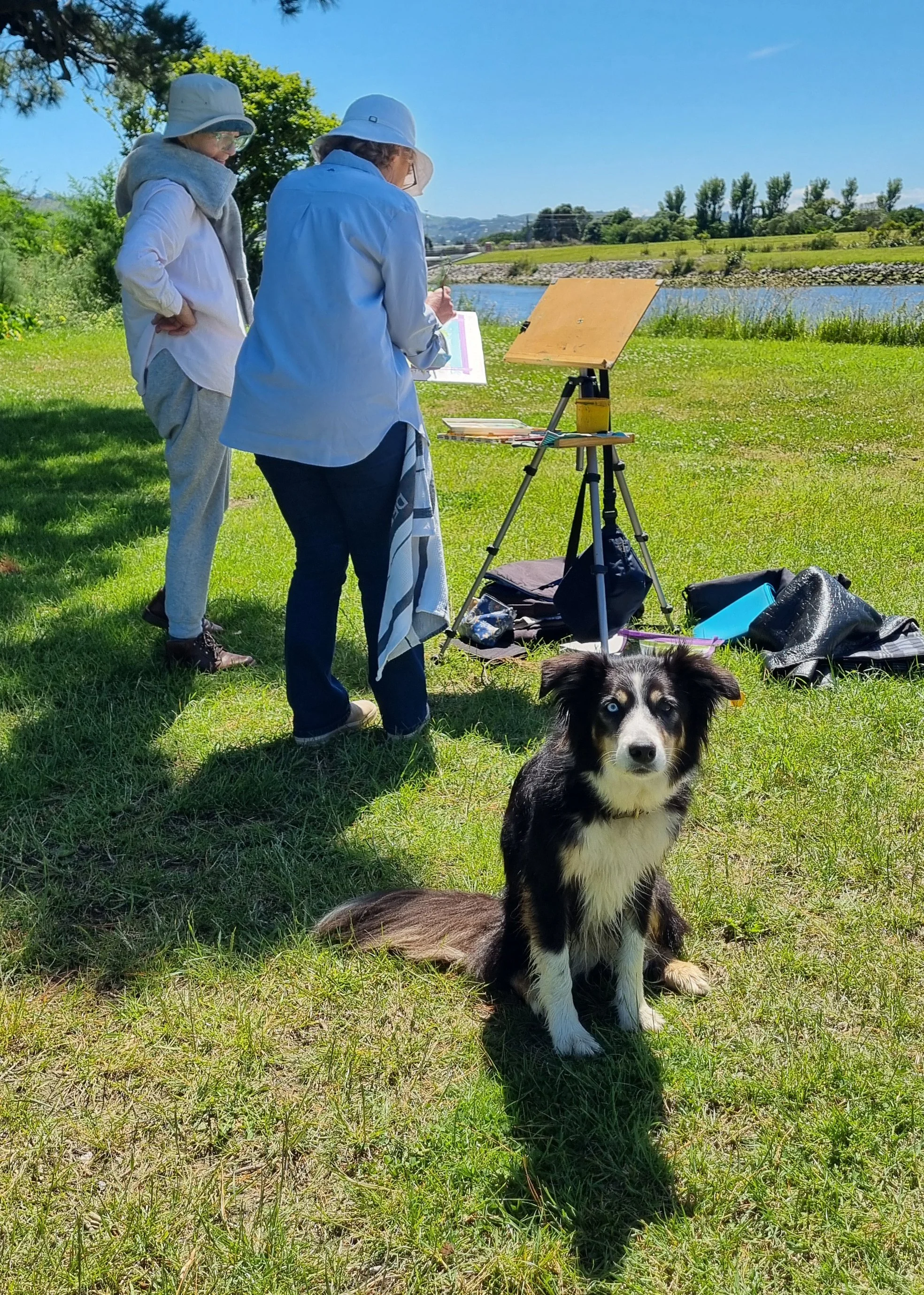 Watercolor at the Waterfront