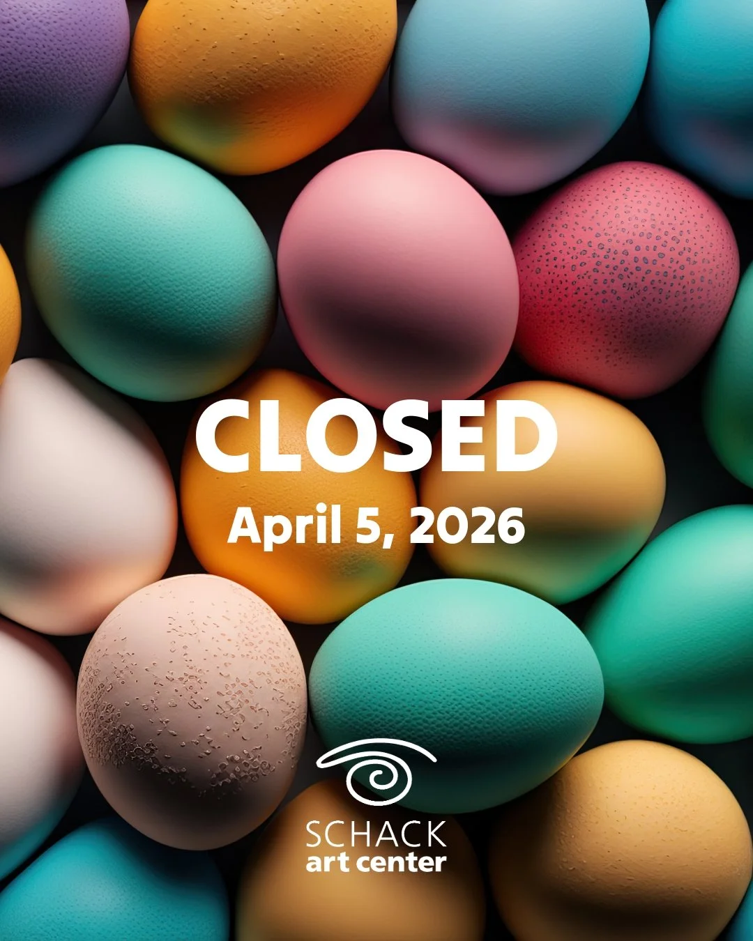 Just a reminder that we are closed today, April 5, for the Easter Holiday! 

We will see you back at the Schack on Tuesday, April 7!
