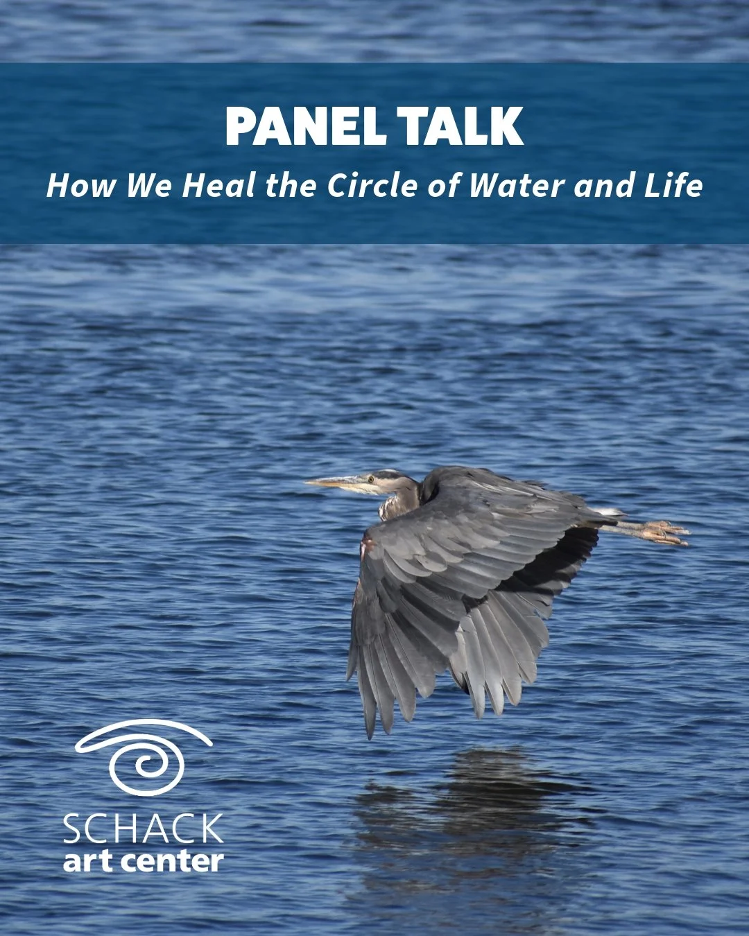 TODAY AT 2 PM
HOW WE HEAL THE CIRCLE OF WATER AND LIFE

Please join us for How We Heal the Circle of Water and Life. This discussion will address current efforts by local and regional organizations active in stewardship of area waters on multiple fro