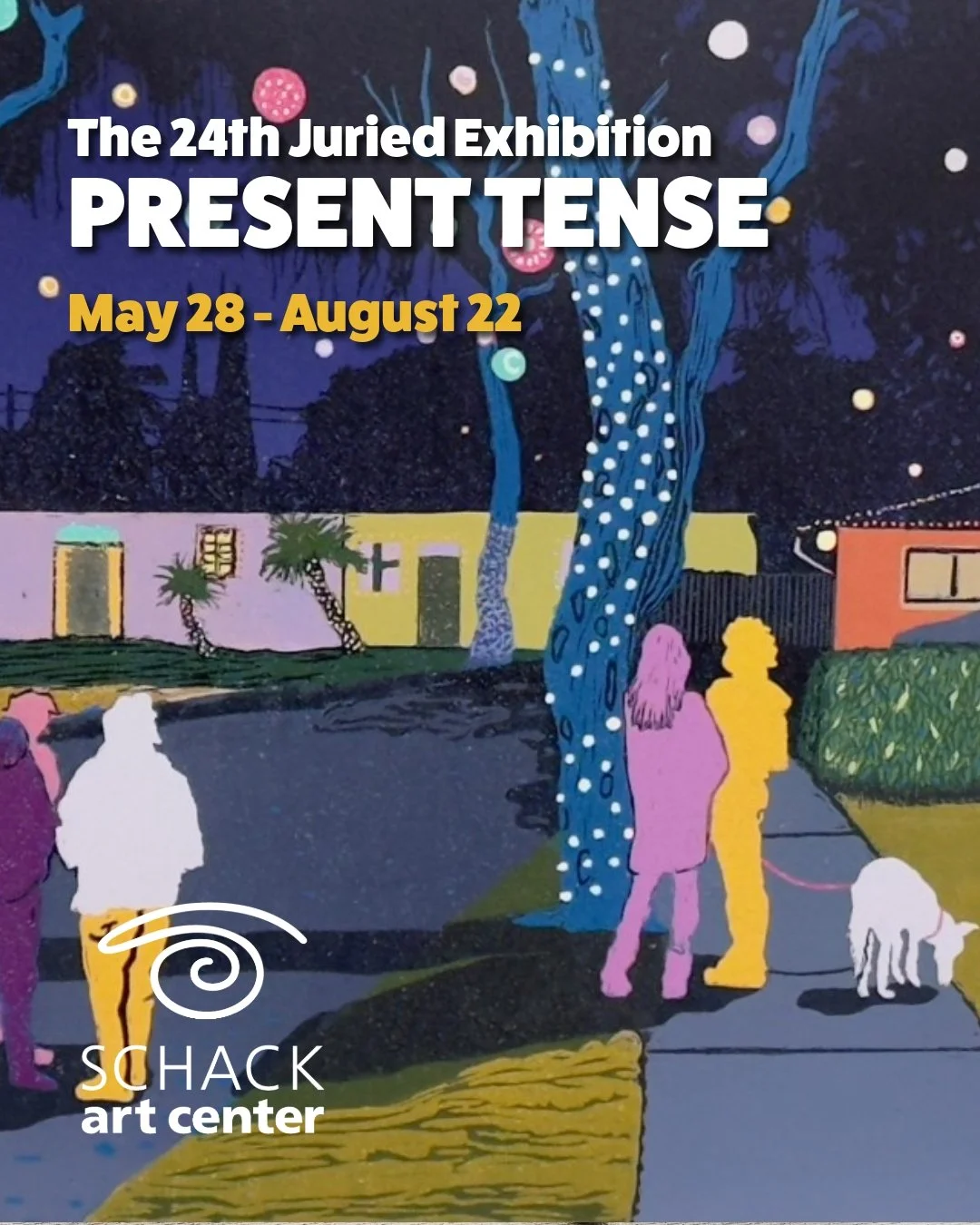 COMING UP NEXT!

The 24th Juried Exhibition
PRESENT TENSE
May 28 - August 22
Artist Reception + Garden Party: June 4 | 5-8pm

Bringing together diverse artists working across disciplines and media, this exhibition highlights practices that are shapin