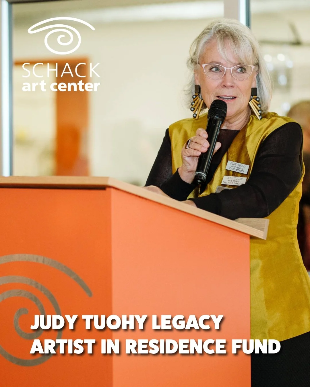 We are proud to honor Judy Tuohy&rsquo;s 32-year legacy with the creation of the Judy Tuohy Legacy Artist in Residence Fund. This dedicated fund supports our Artist in Residence program&mdash;providing stipends, studio space, professional development