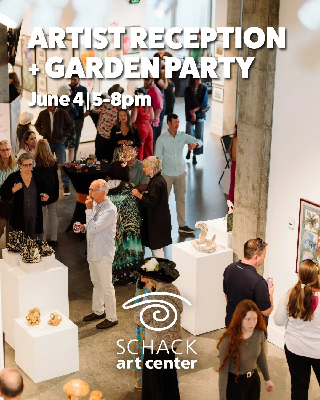 TONIGHT!

ARTIST RECEPTION + GARDEN PARTY
JUNE 4 | 5 - 8PM

Join us for an enchanting evening of art, awards, conversation, and garden party flair as we celebrate the 24th Juried Exhibition: Present Tense and Sorticulture Weekend in Downtown Everett.