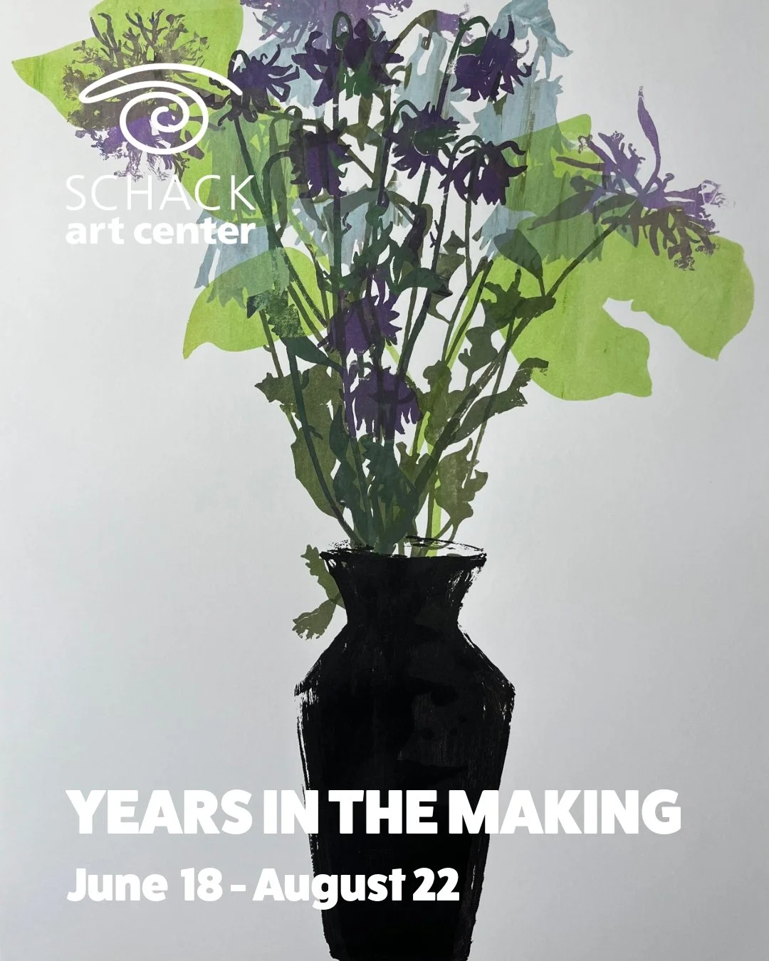 Opening Today!

Years in the Making
June 18 - August 22, 2026
Mezzanine Gallery
Opening Reception | June 18 | 5 - 8pm

Years in the Making is an instructor exhibition highlighting the artists who teach at Schack Art Center. Featuring work by instruct