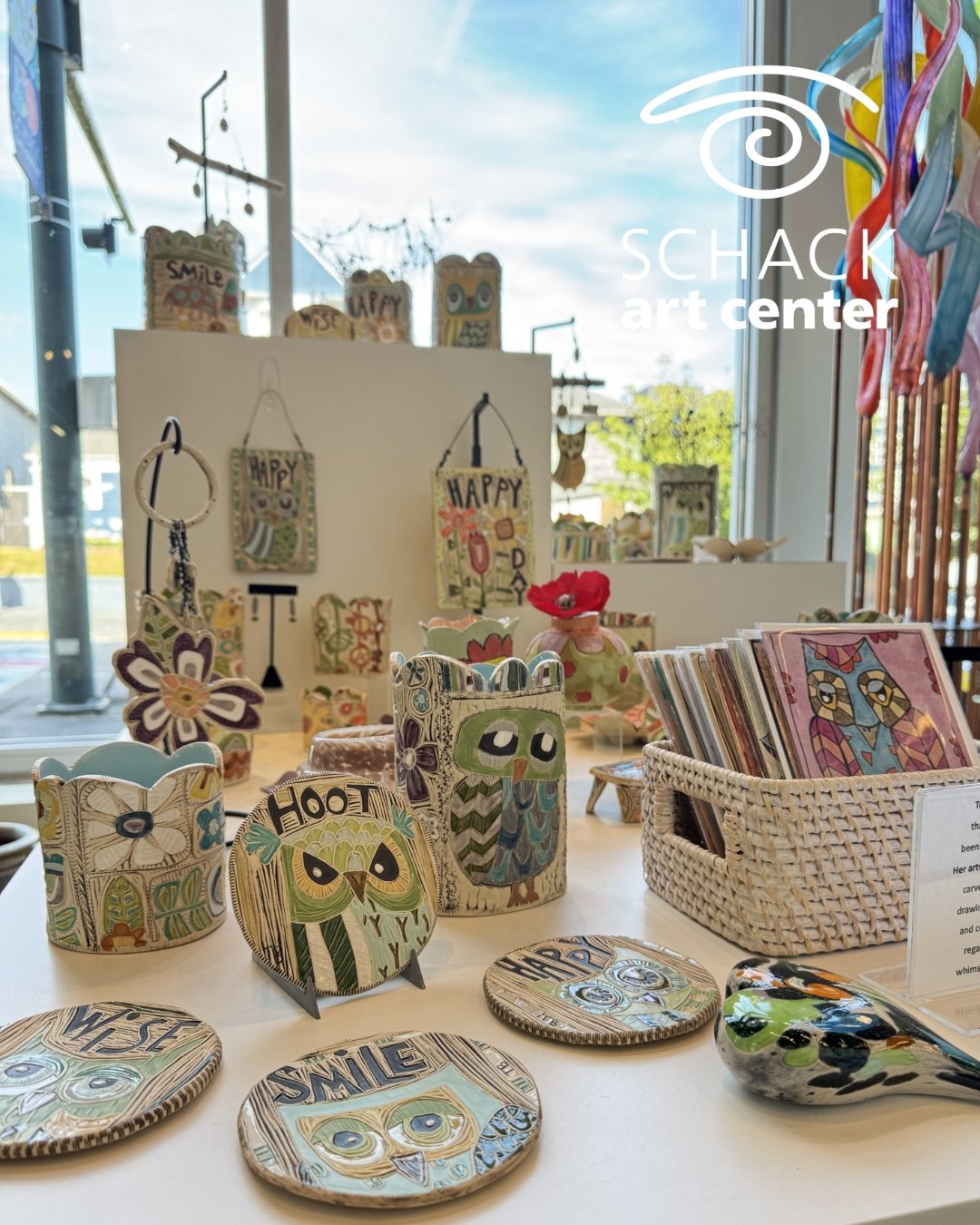Stay cool with a visit the Schack Art Center Gallery Store! New whimsical pieces from Whidbey Island artist, Tricia Balok are here and sure to make you smile!

Open Tuesday - Saturday 10am- 5pm and Sunday 12pm - 5pm

#schack #schackartcenter
