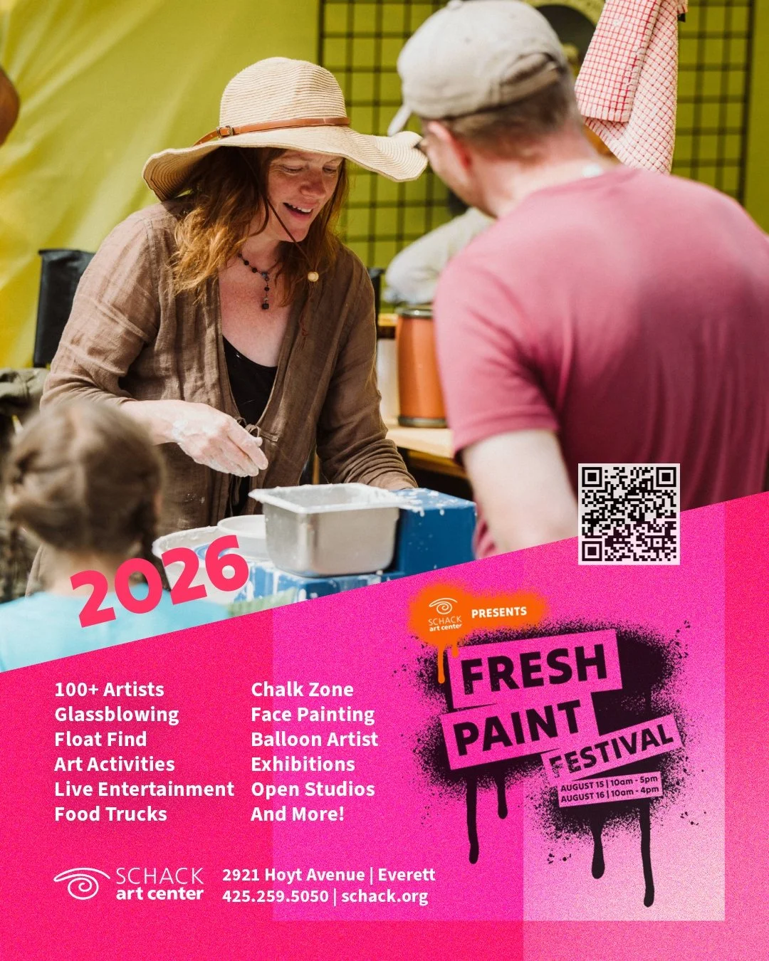 Downtown Everett is about to come alive!

Only 3 weeks to go until Hoyt Avenue transforms into a vibrant hub of creativity at the Fresh Paint Festival! Don&rsquo;t miss the chance to watch the work of over 100 artists come to life, while enjoying liv
