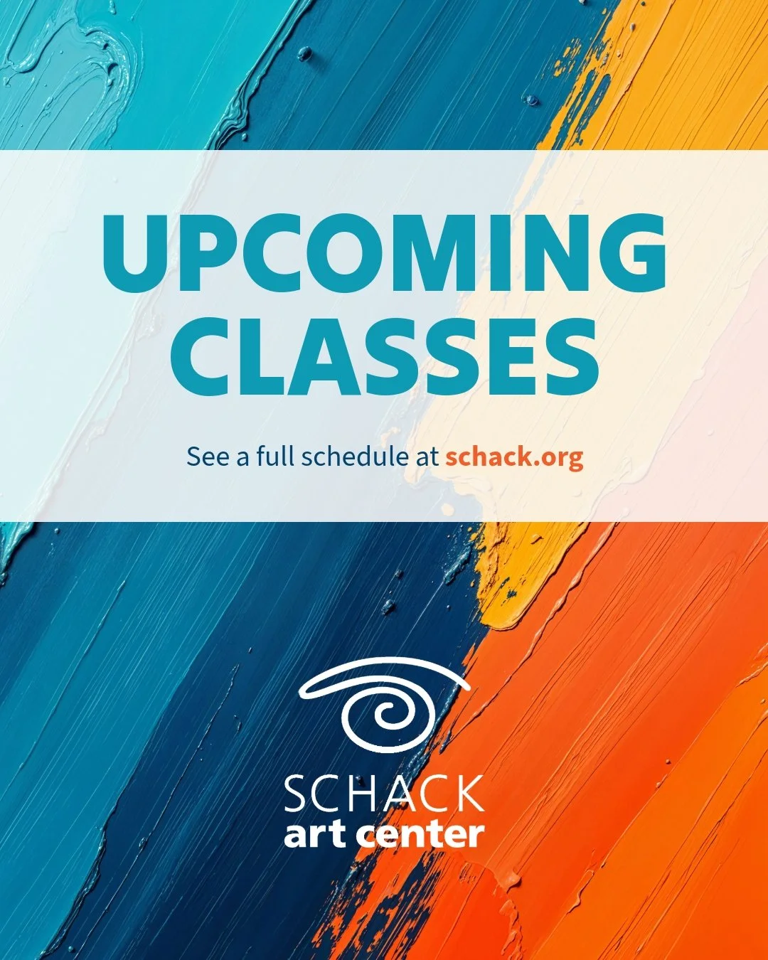 We have an excellent line up of classes to kick off the new season including the return of Homeschool Art Day!

Visit http://schack.org for the full list!

#schackartcenter #schack