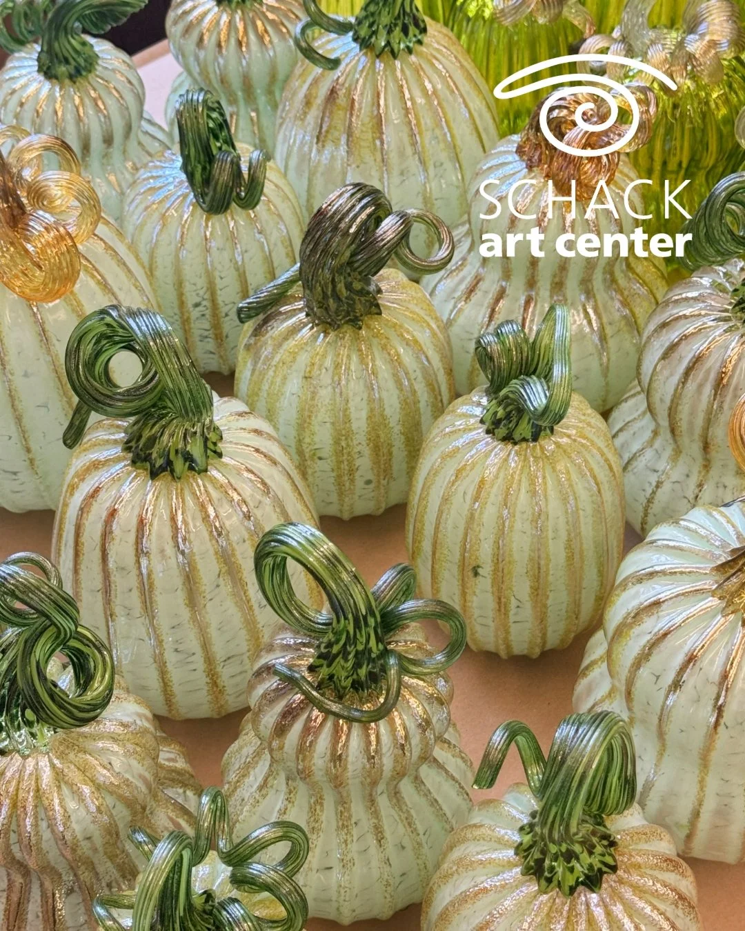 Get ready for Schacktoberfest!

The Main Gallery is about to sparkle with over 1,000 hand-crafted glass pumpkins! We've got new colors, designs, and shapes ready for you to add to your collection. Don&rsquo;t miss this popular seasonal event, it's go