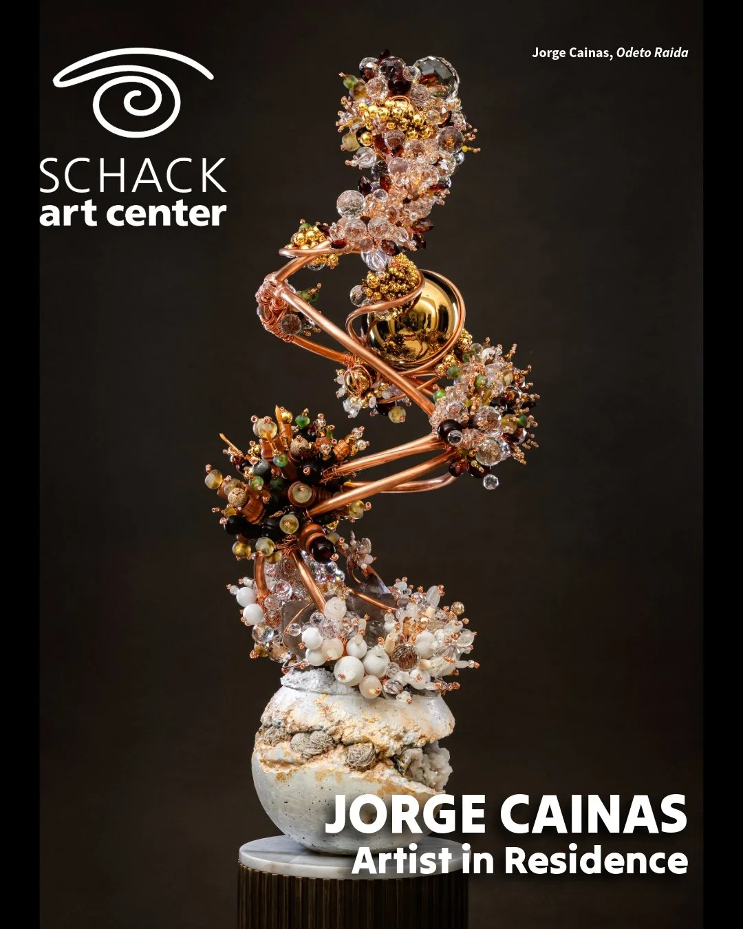 ARTIST IN RESIDENCE FEATURE

Next up is Jorge Cainas in the Lapidary Studio!

From the Artist: 

Many of the themes repeated in my artwork are related to science, nature, and the human experience. I try to express these ideas through my artistic prac
