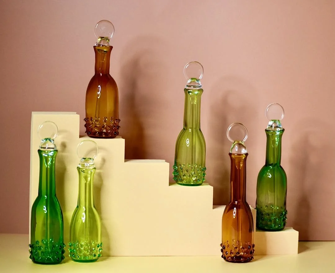 Flameworked Apothecary Bottles & Mini Vases