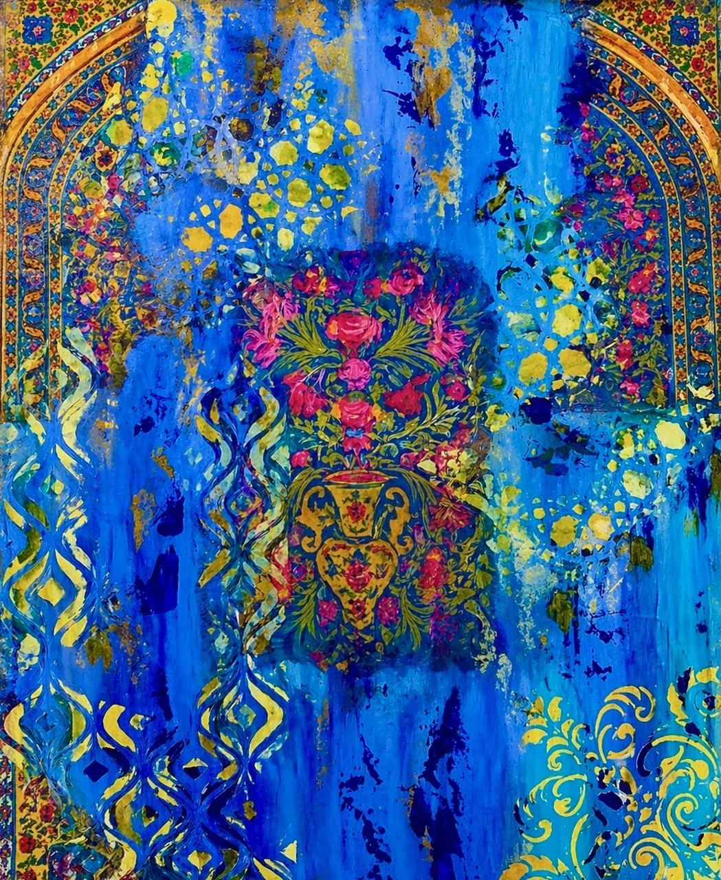 Mixed Media: Texture, Stencil, and Layering 