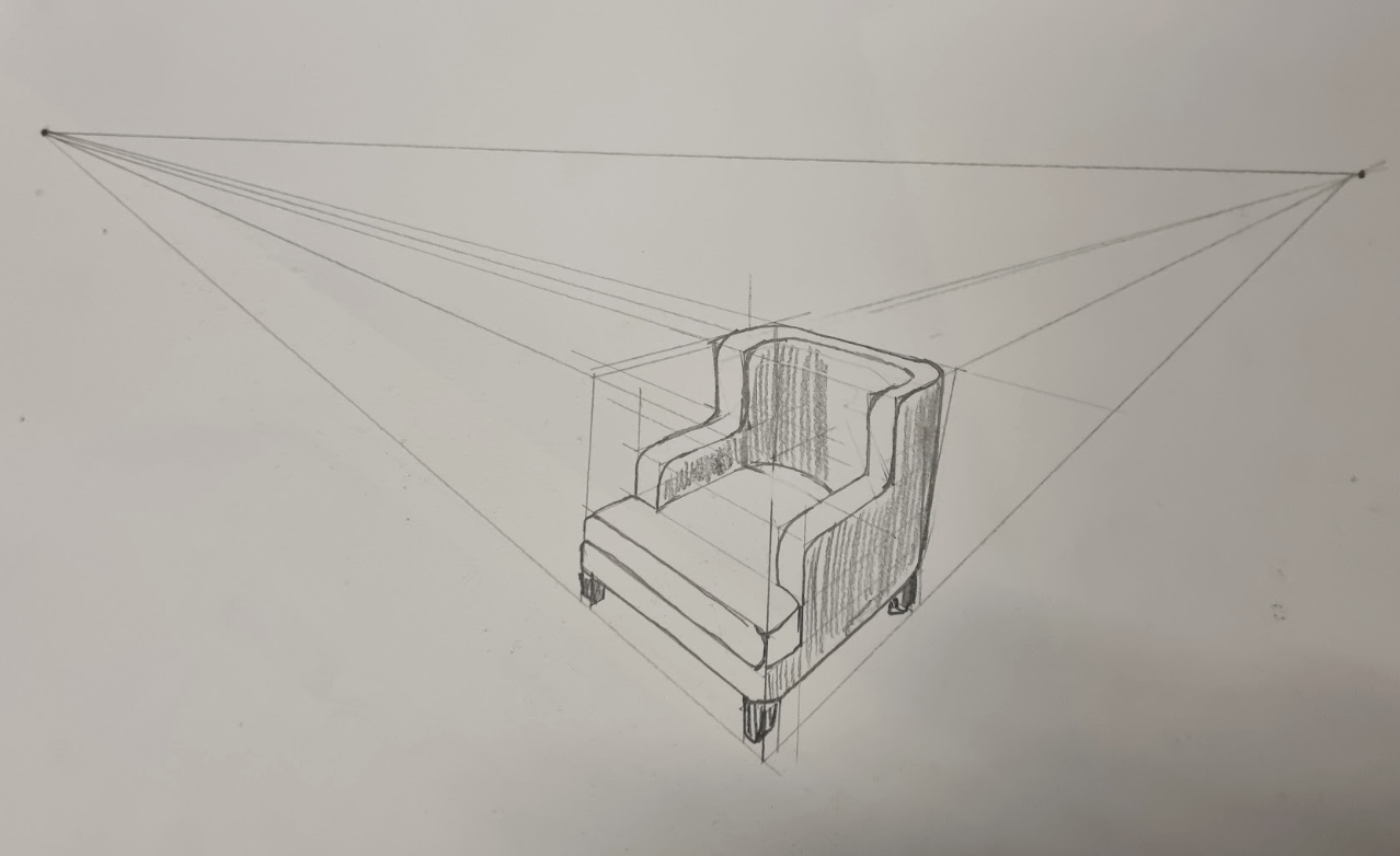 Perspective Drawing For Interiors