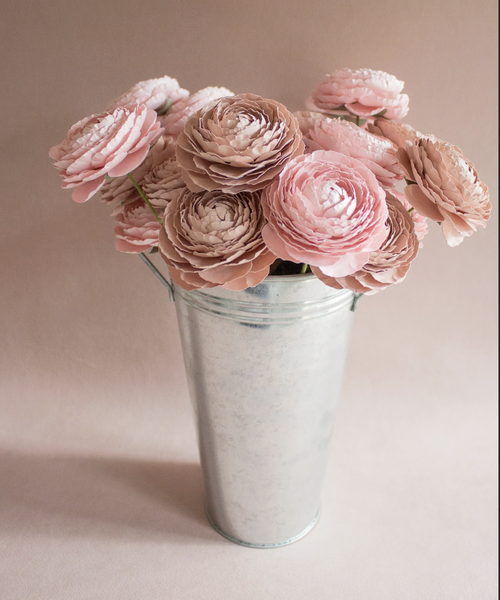 Paper Flowers: Ranunculus Blooms