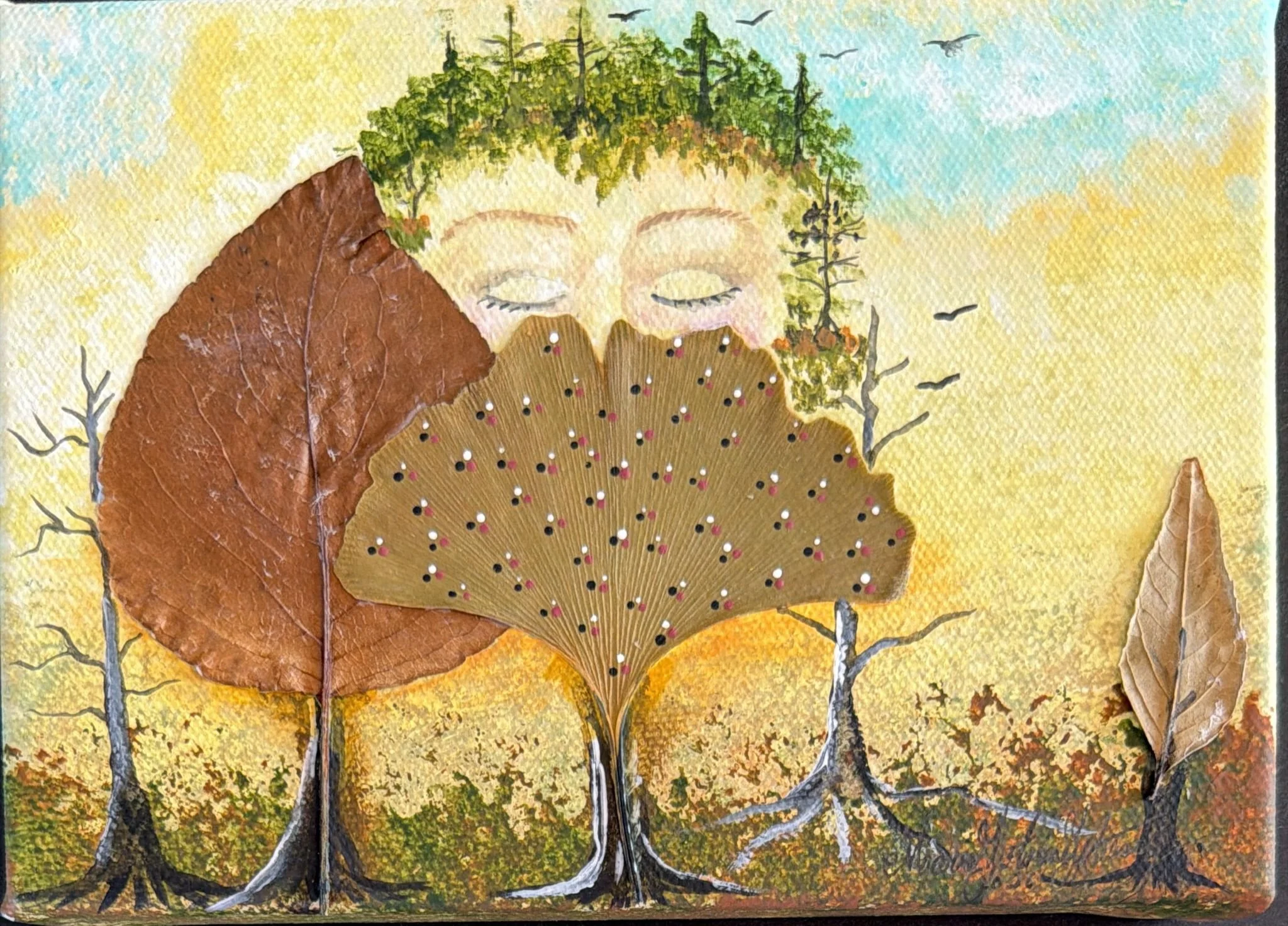 Mixed Media: Leaves, Color & Texture