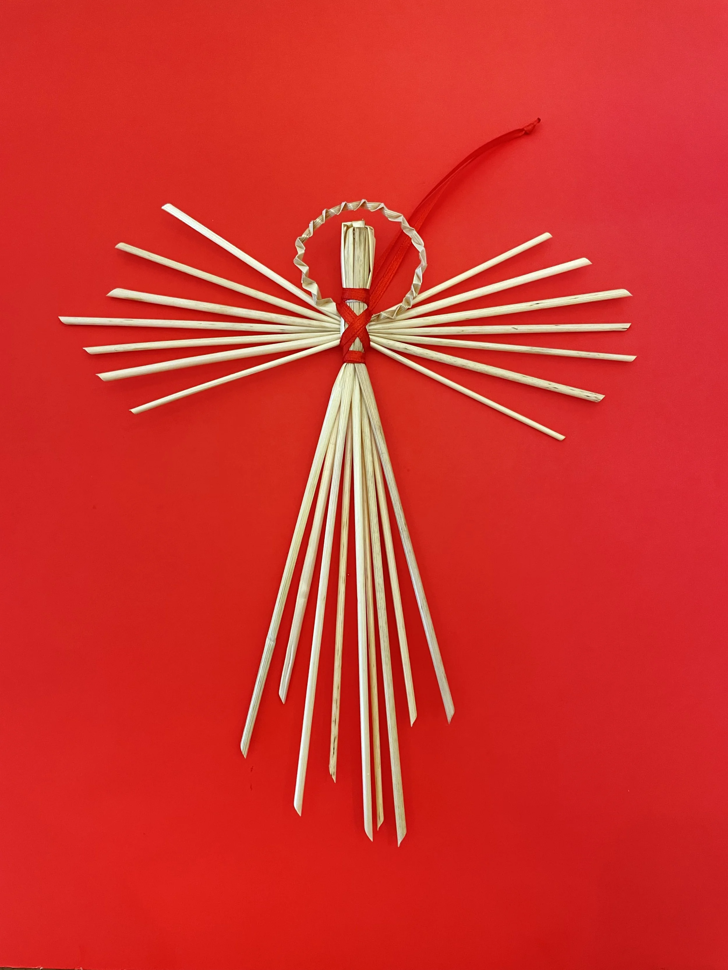 Straw Angel Ornament