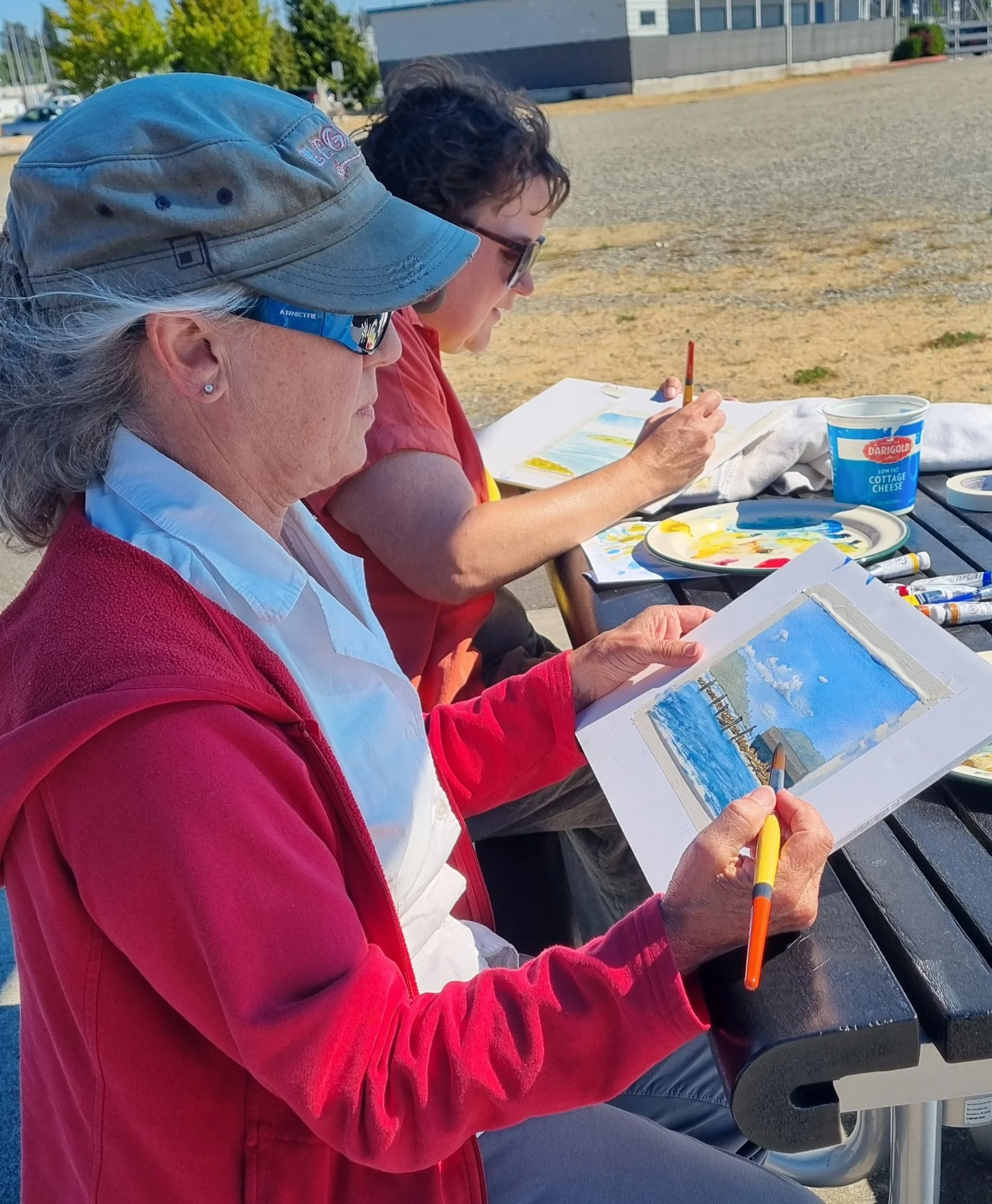 Watercolor at the Waterfront